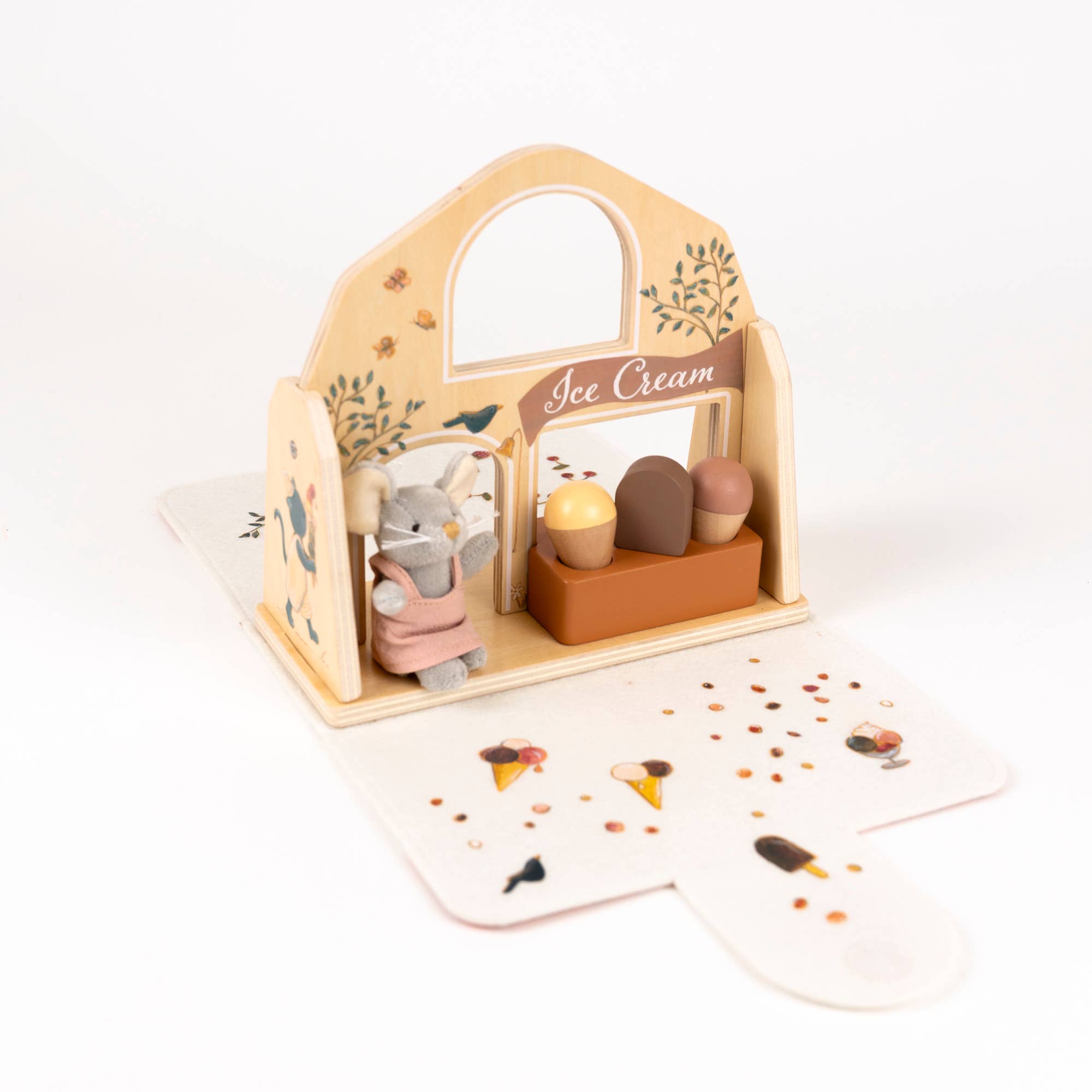 Mini Friends Ice Cream Shop Playset