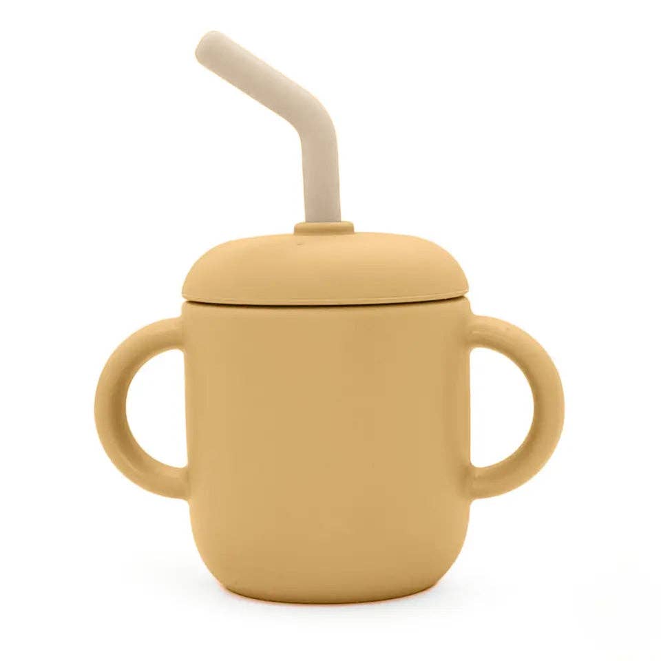 Leo Sippy Cup in Oat Slate - 6 oz