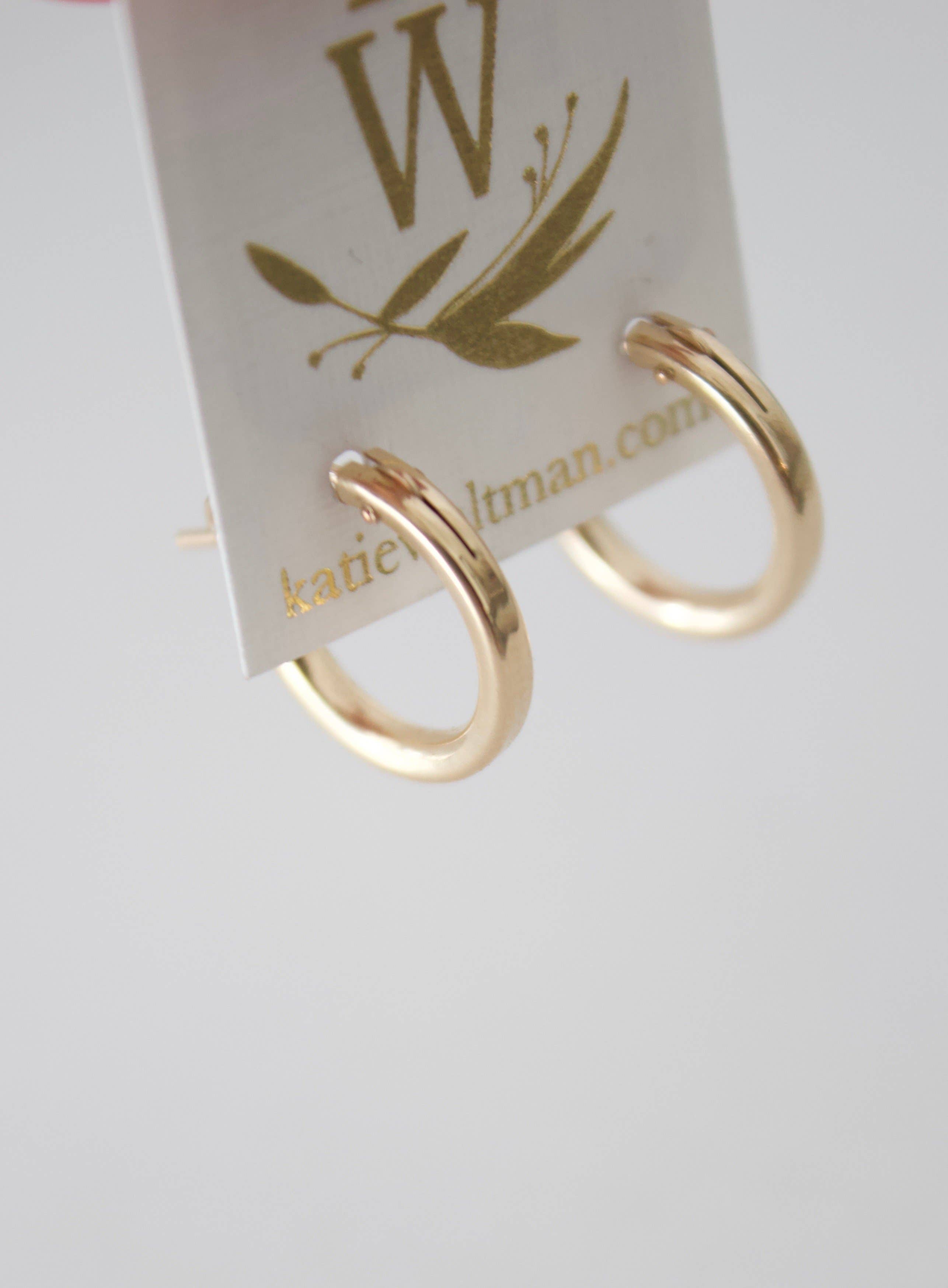 Small Gold Filled Hoop Earrings