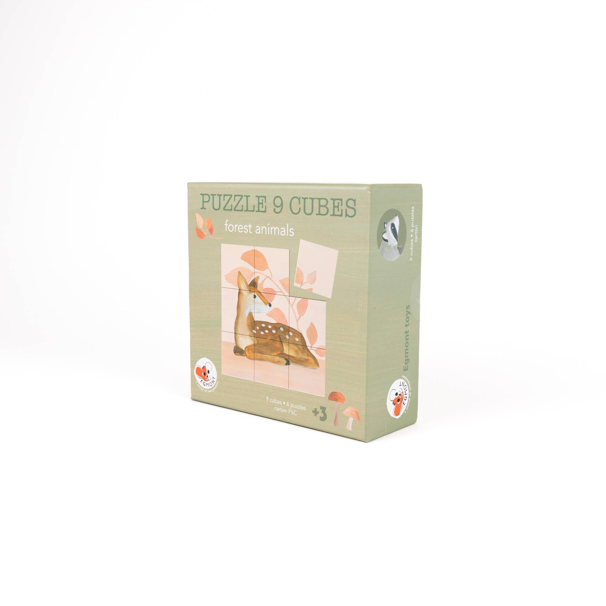 Forest Animal Puzzle Cube Set