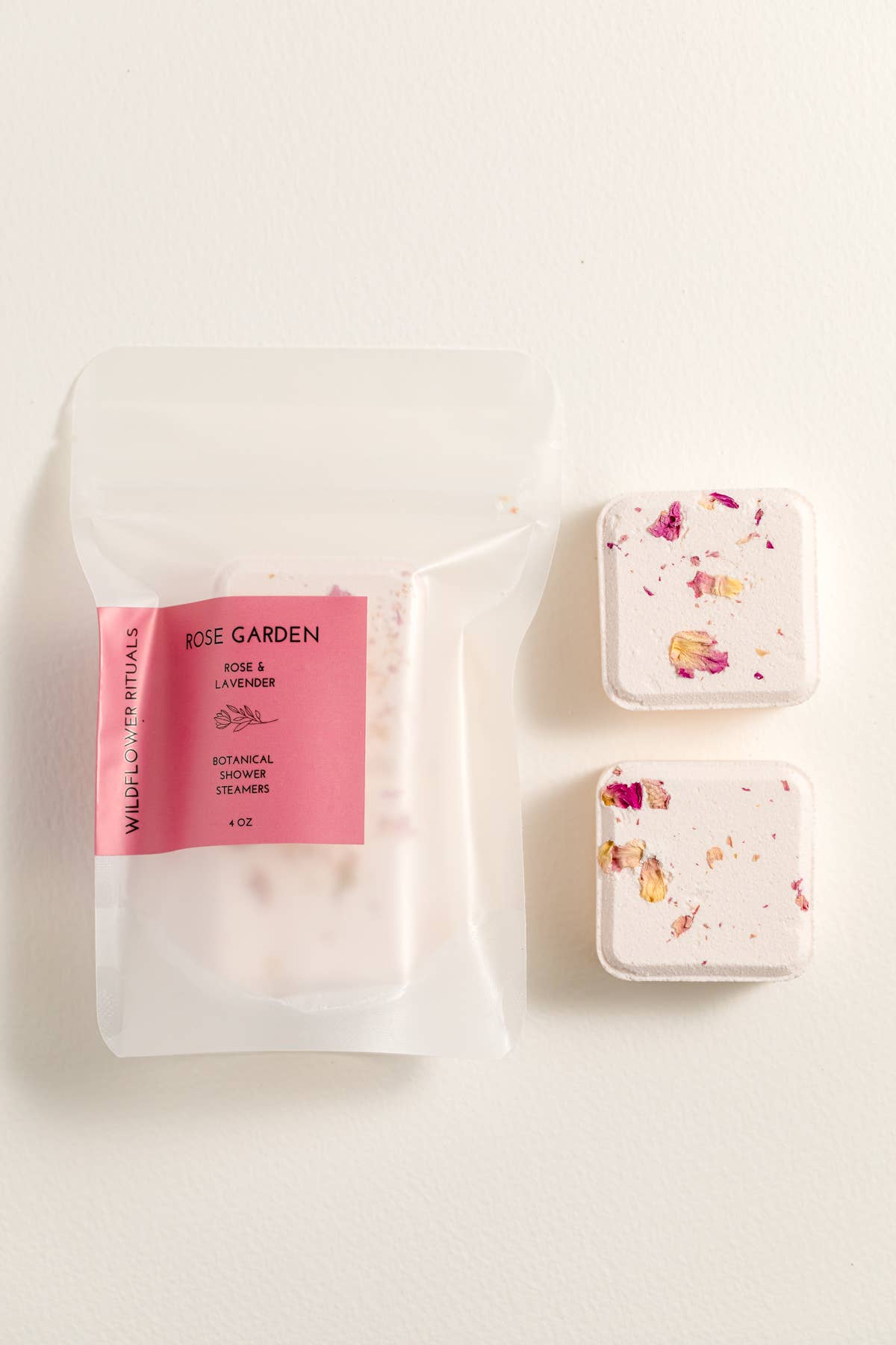 Rose Garden Botanical Shower Steamers – Rose & Lavender