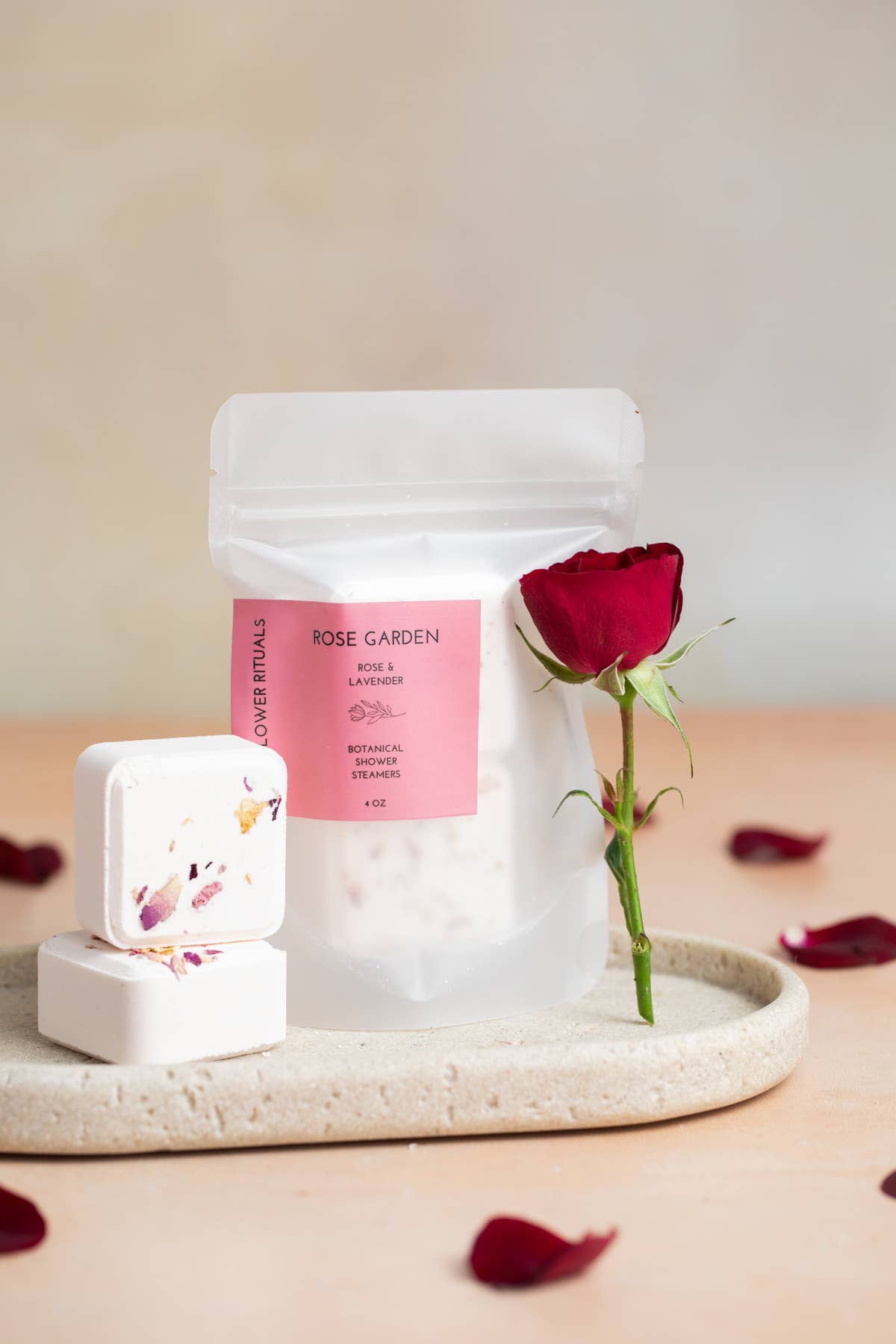 Rose Garden Botanical Shower Steamers – Rose & Lavender