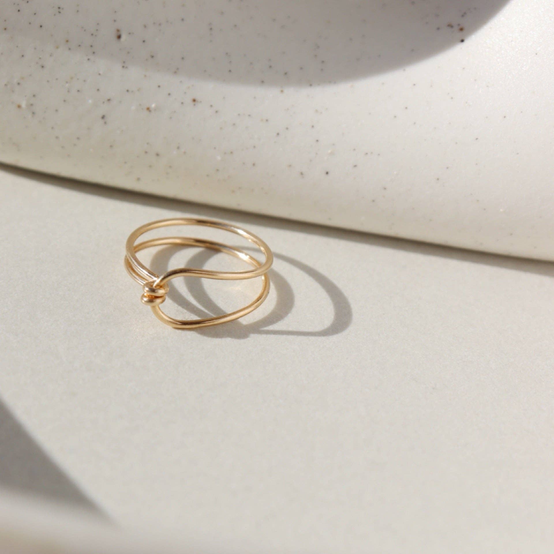 Barrel Ring in 14k Gold Fill