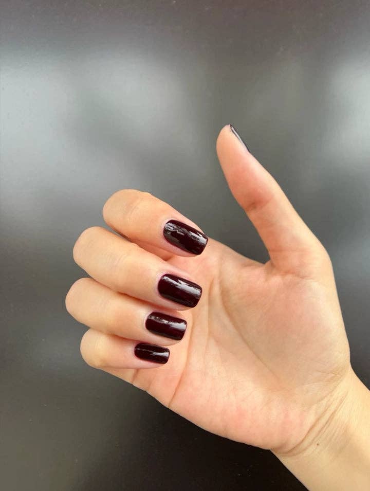MiniLuxe Oxblood Nail Polish