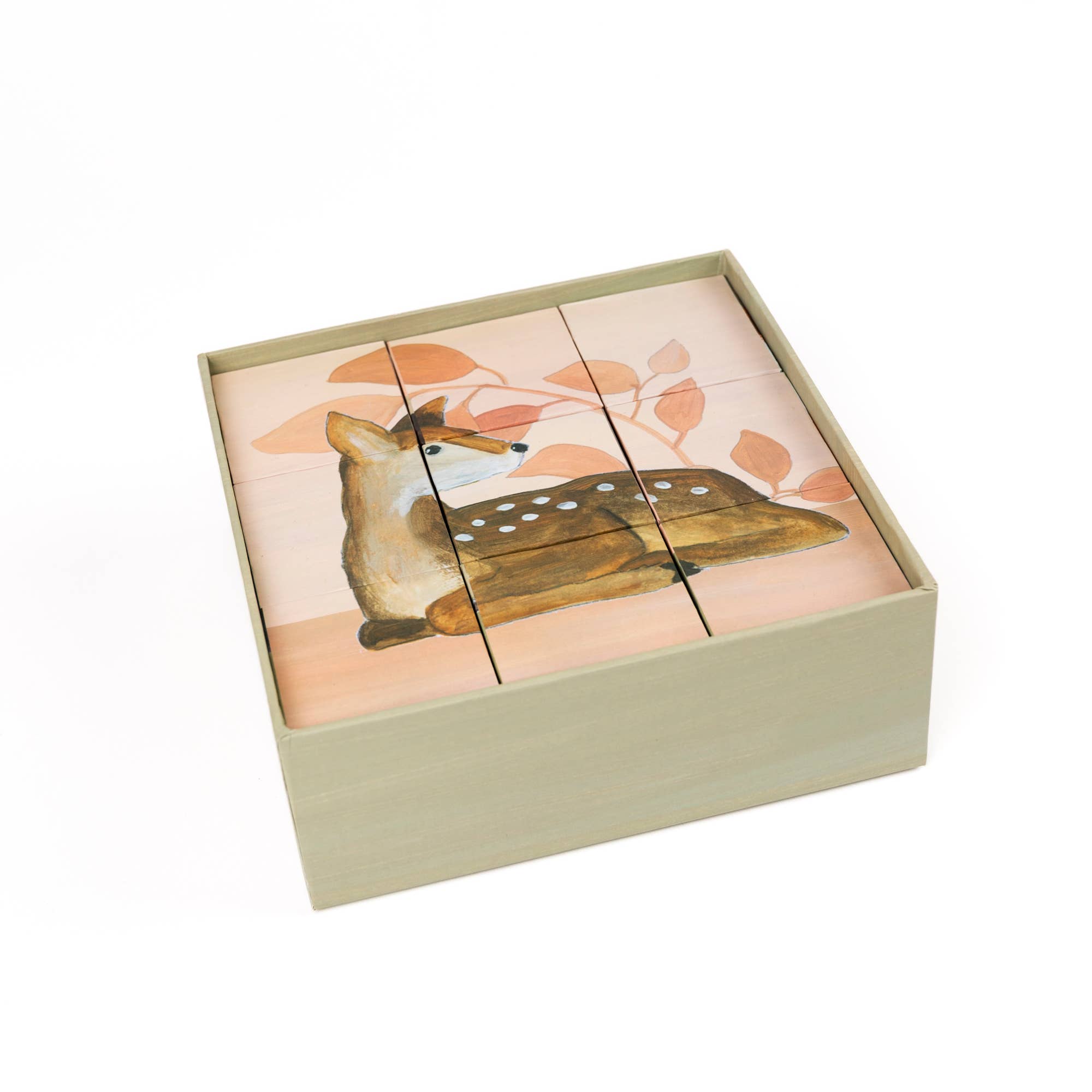 Forest Animal Puzzle Cube Set