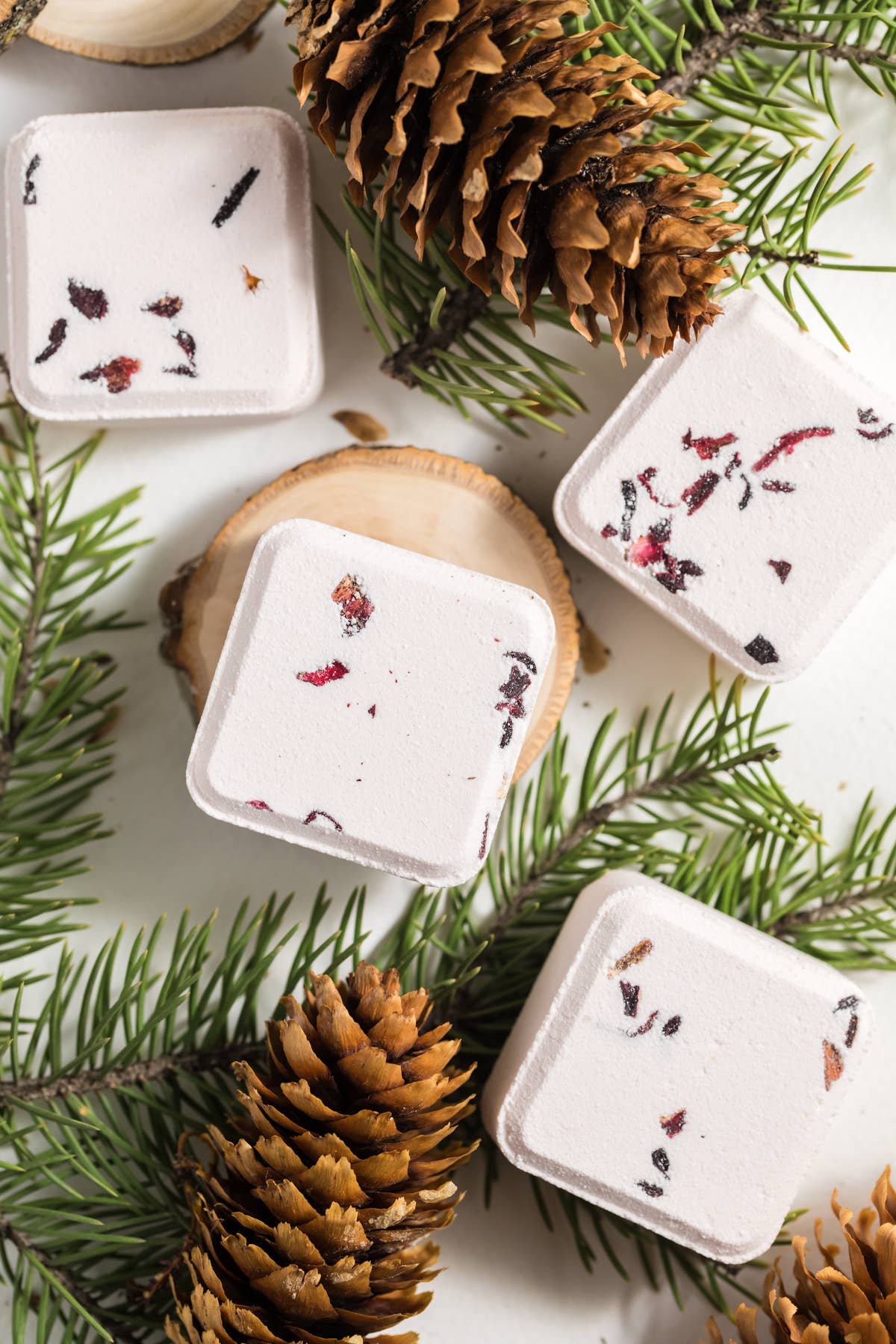 Winter Botanical Shower Steamers – Peppermint