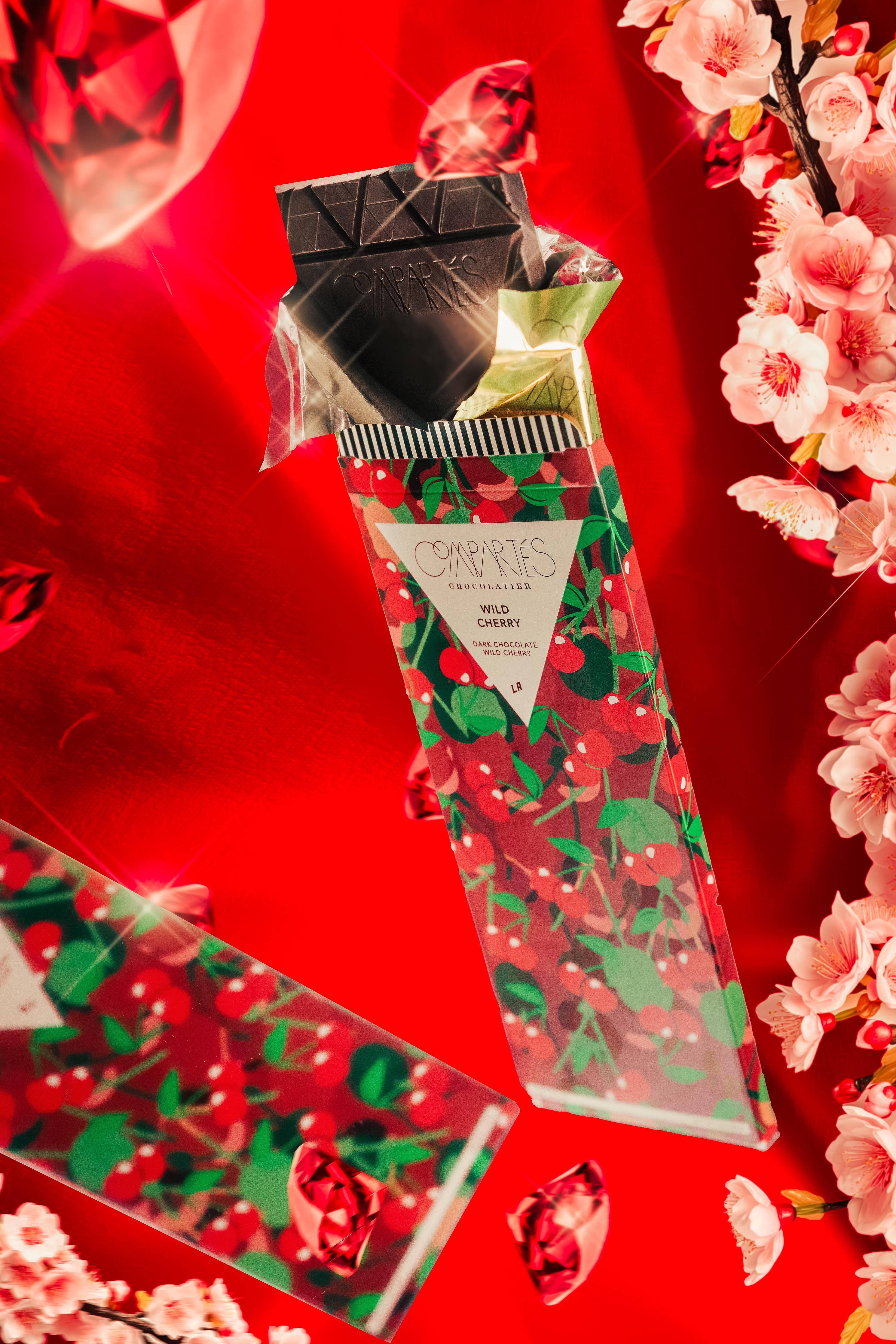 Wild Cherry Dark Chocolate Bar