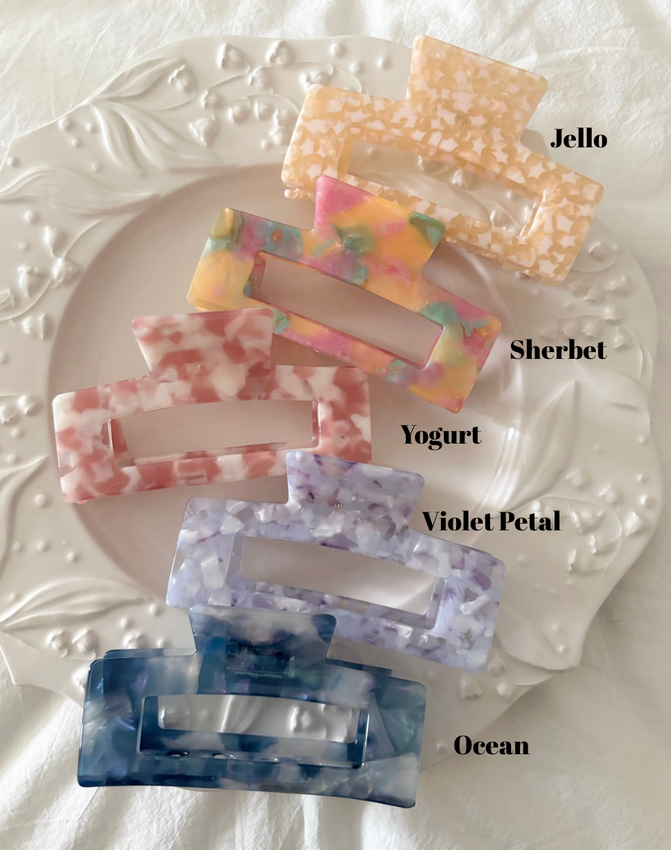 Acetate Jumbo Hair Claw - Betty