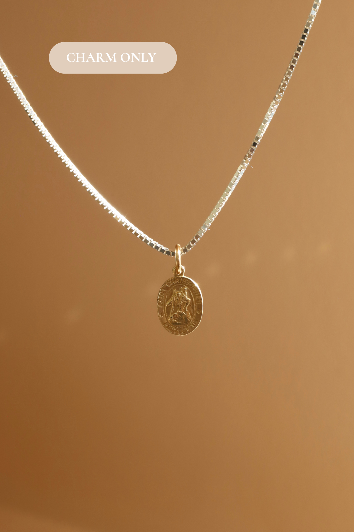 St. Christopher Charm – Gold Filled