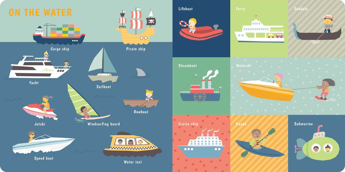 100 Things That Go by: Board Books; 10 pages / English