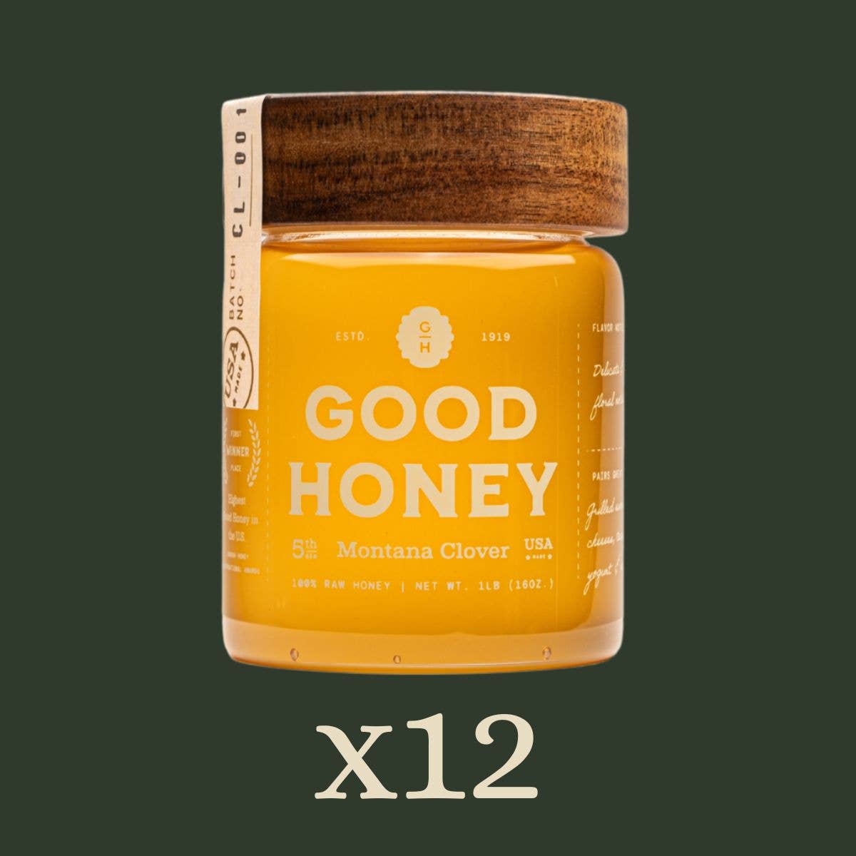 Good Honey Montana Clover Honey – 16oz
