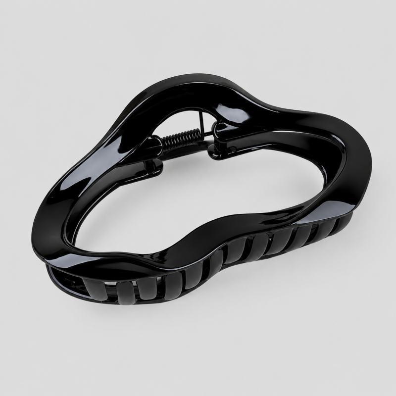 Cloud Shape Large Jelly Acrylic Hair Claw Clip – Olive