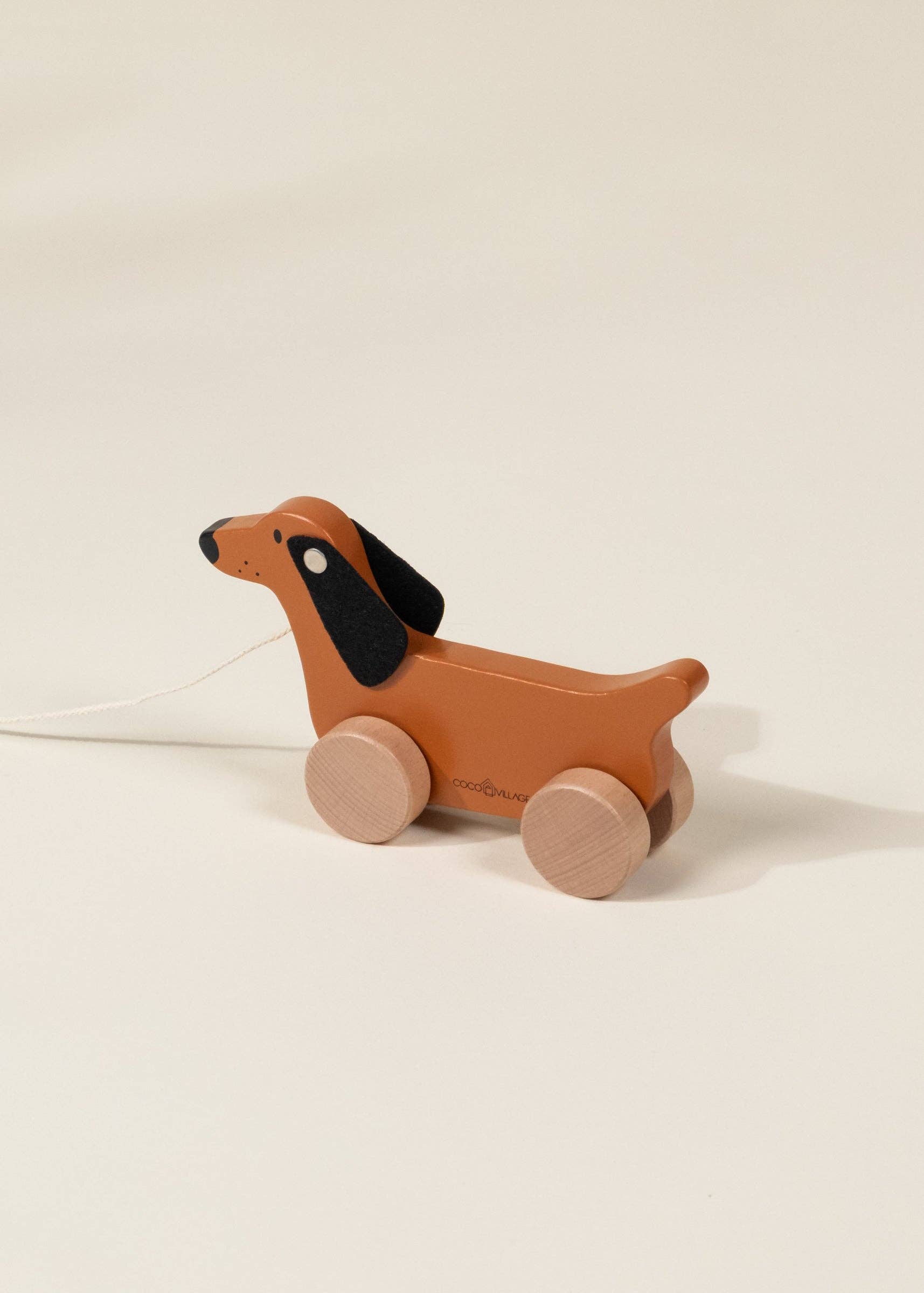 Wooden Dog Pull Toy