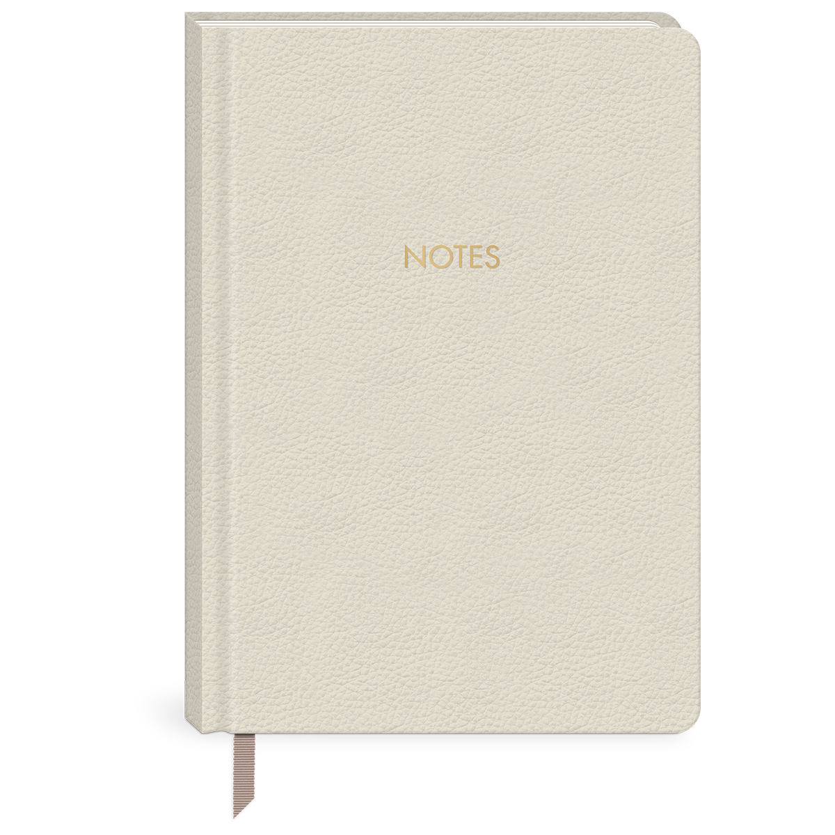 Vegan Leather Journal in Cream