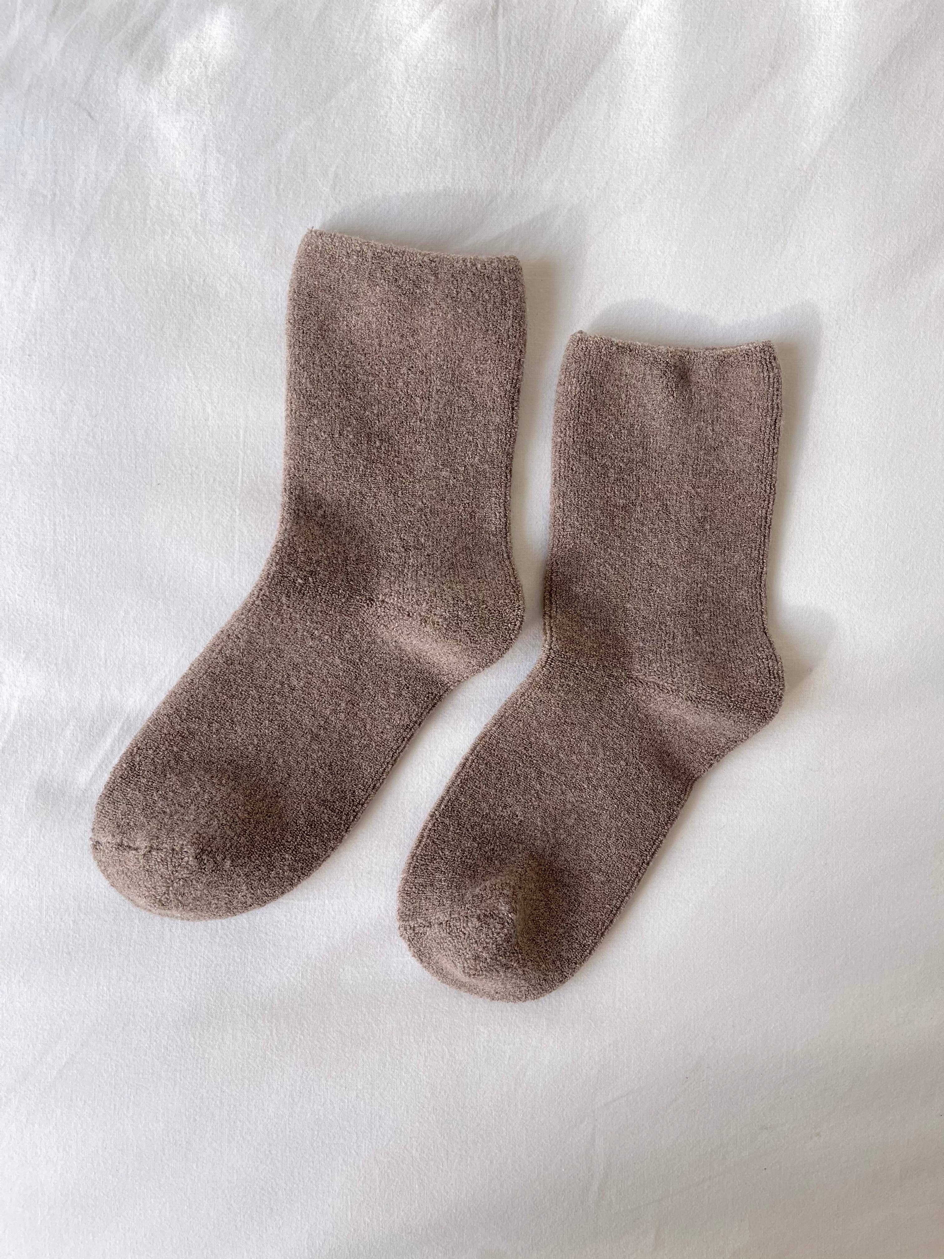 Cloud Socks in Heather Grey