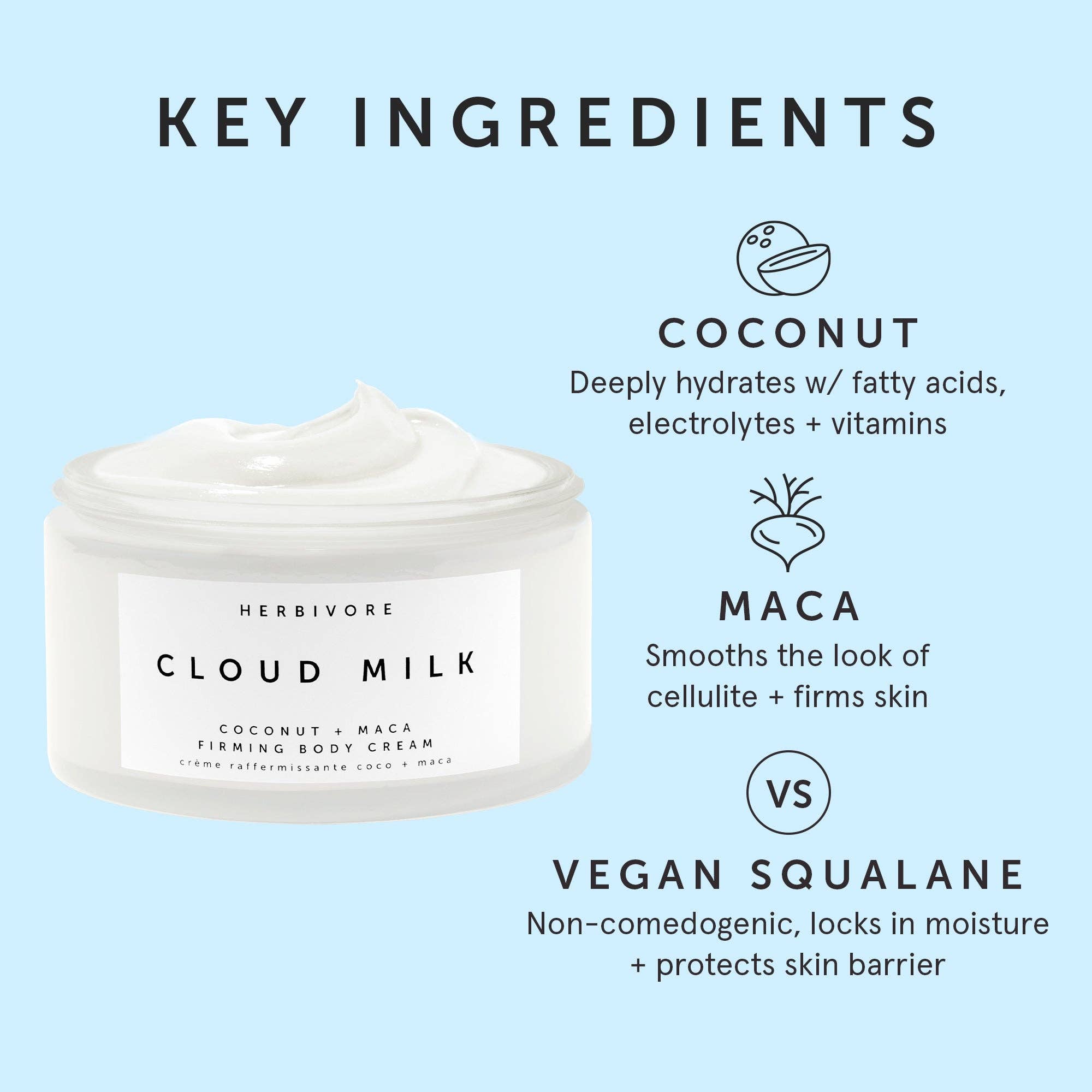 Cloud Milk Coconut & Maca Firming Body Cream