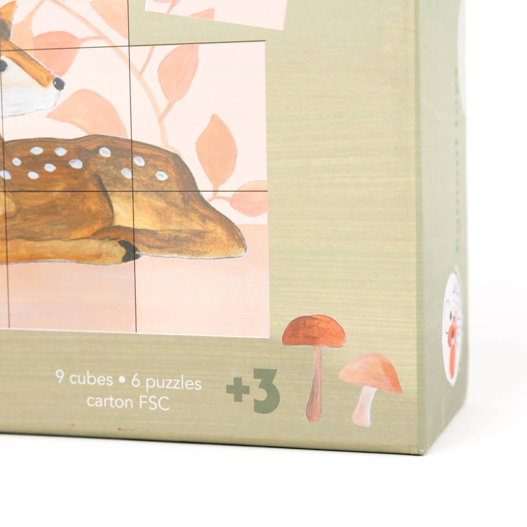 Forest Animal Puzzle Cube Set