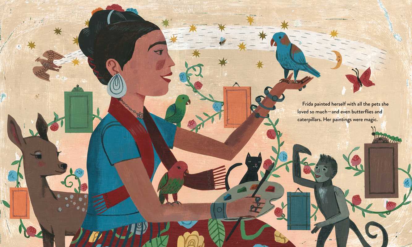 Frida Kahlo and Her Animalitos: Illustrated Paperback Book