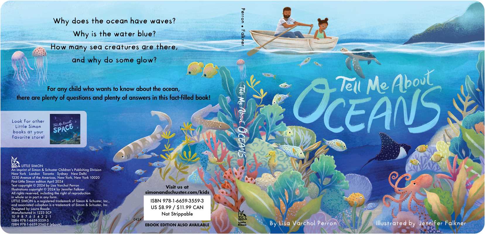 Tell Me About Oceans Board Book by Lisa Varchol Perron