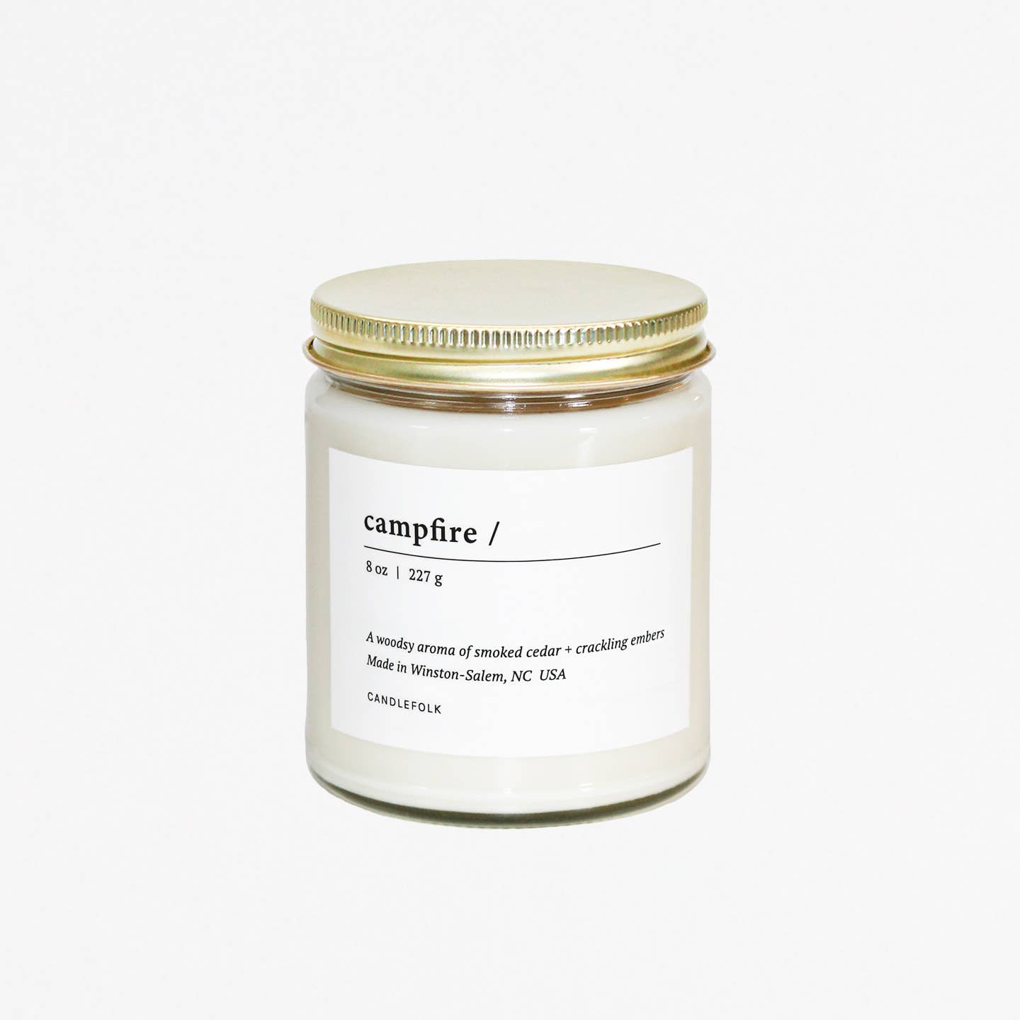 Campfire Scented 8 oz Soy Candle