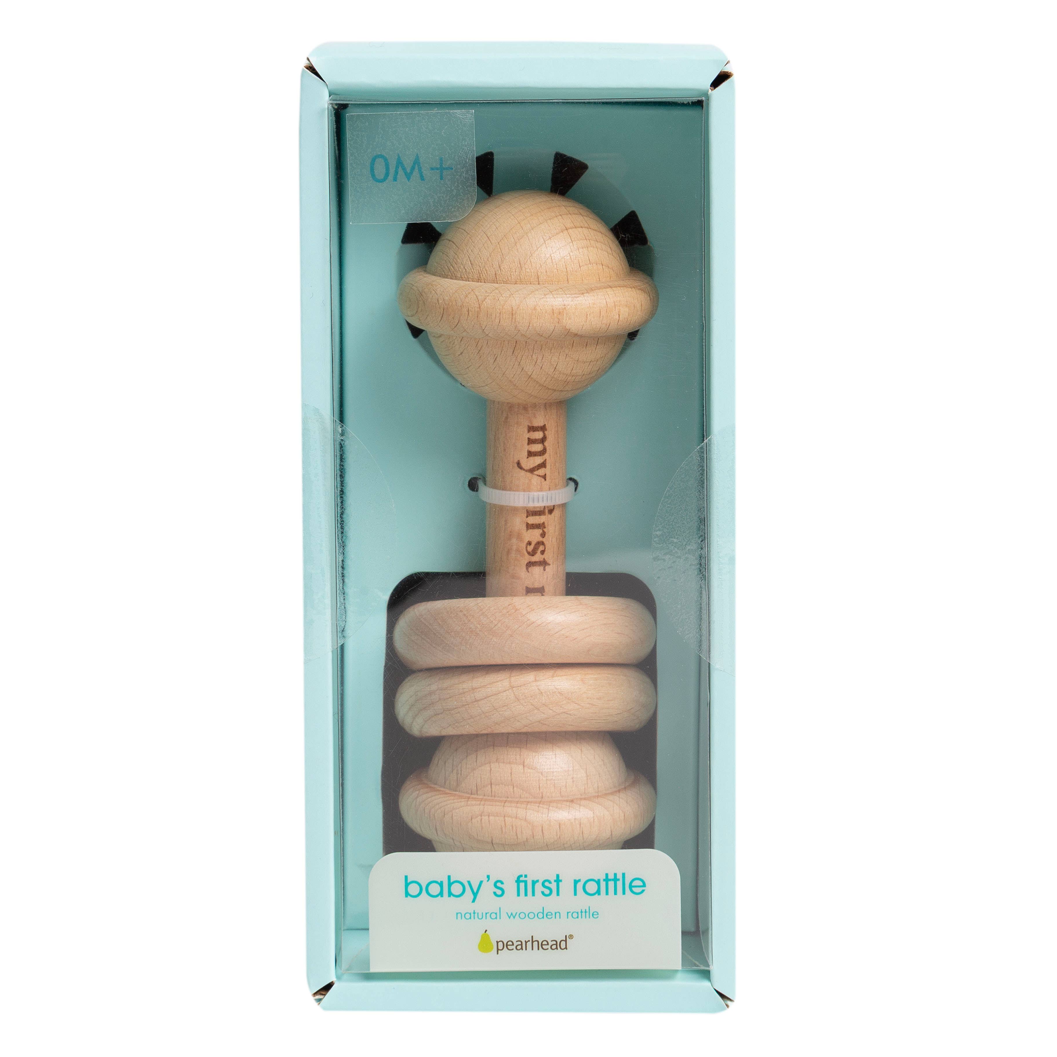 Baby's First Rattle – Montessori Wooden Toy