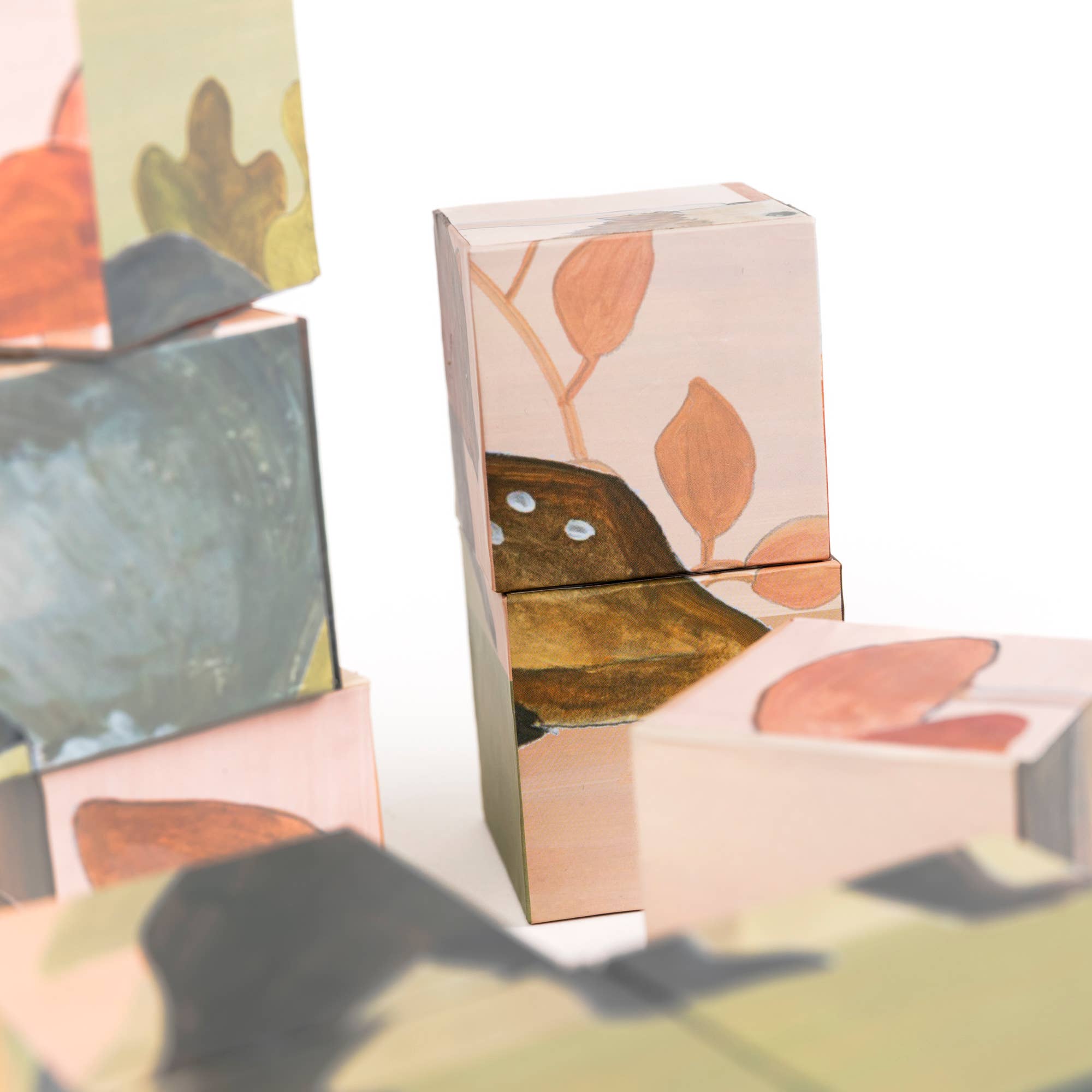 Forest Animal Puzzle Cube Set