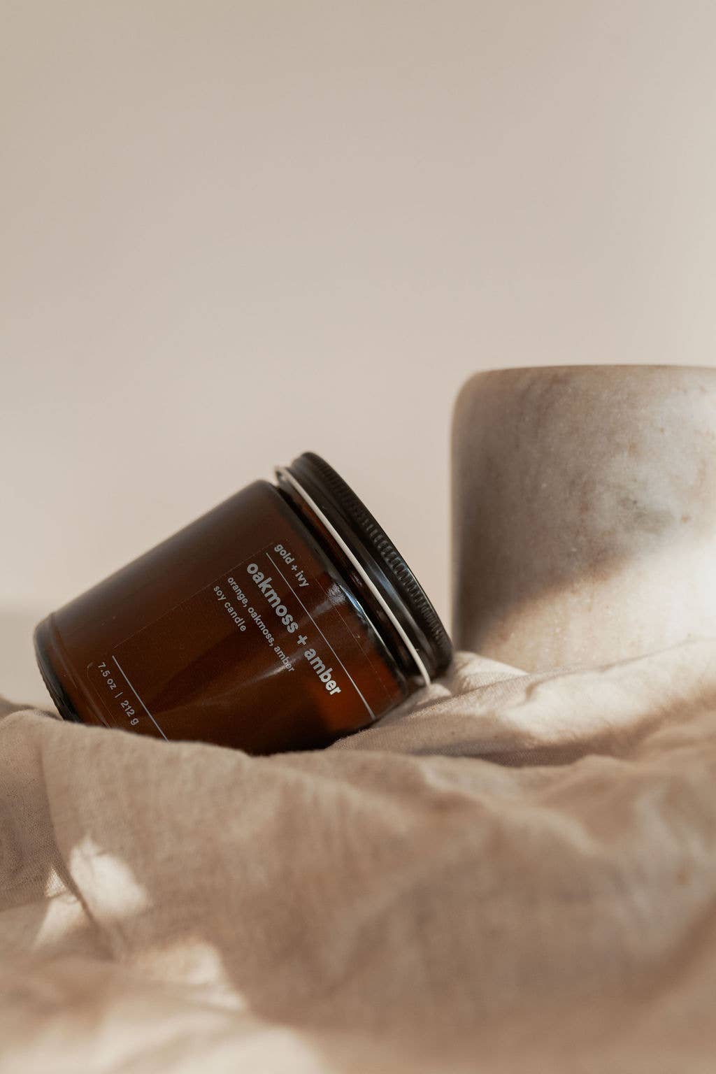 Oakmoss + Amber Soy Candle — 7.5 oz