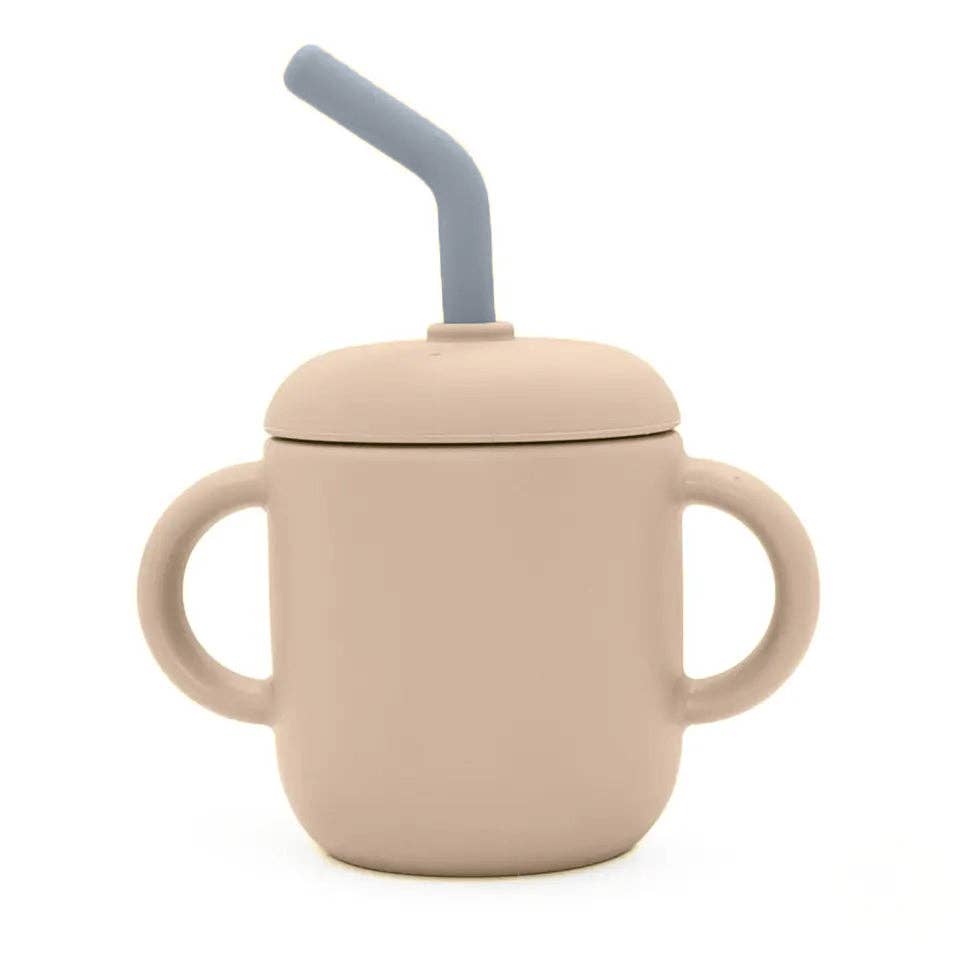 Leo Sippy Cup in Oat Slate - 6 oz
