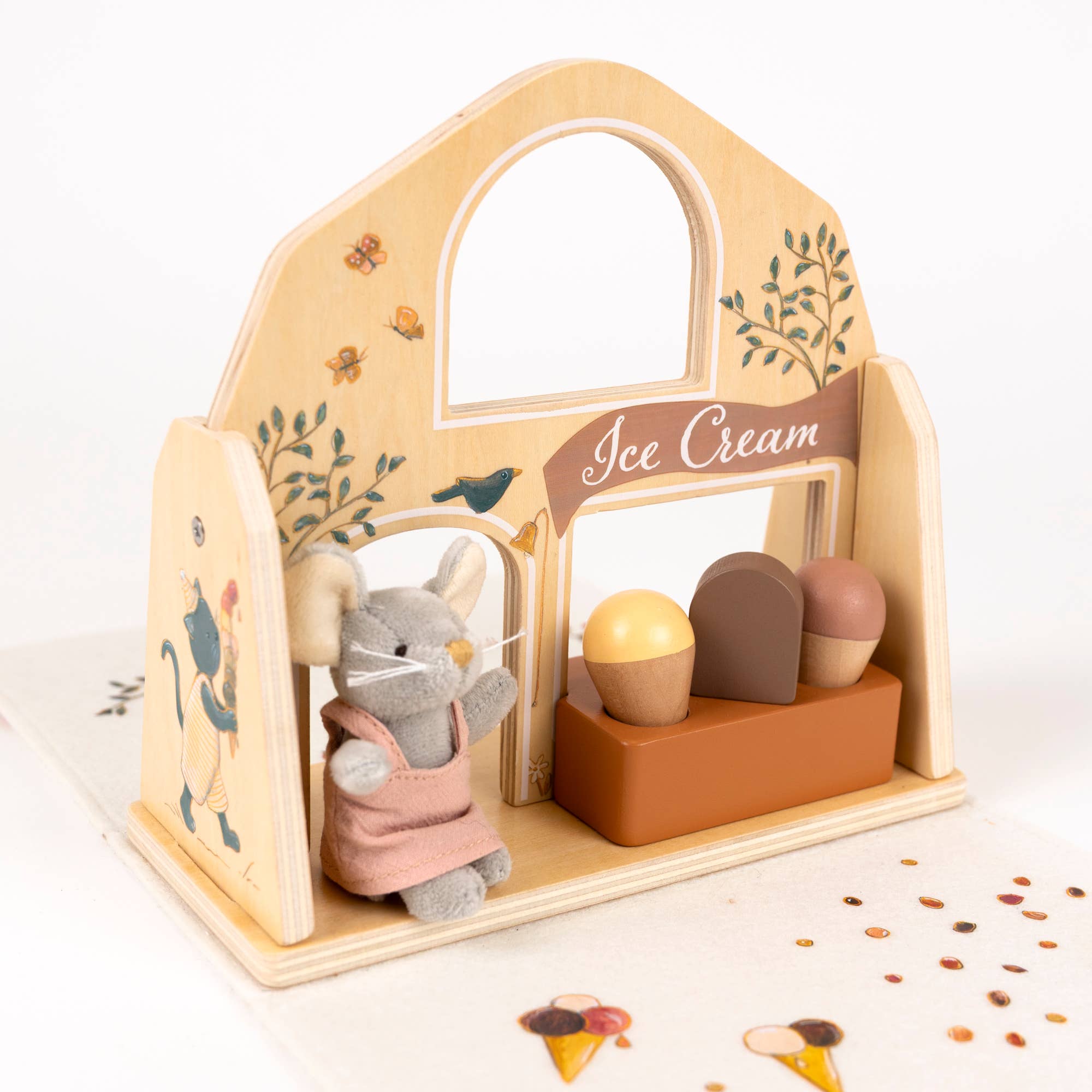Mini Friends Ice Cream Shop Playset