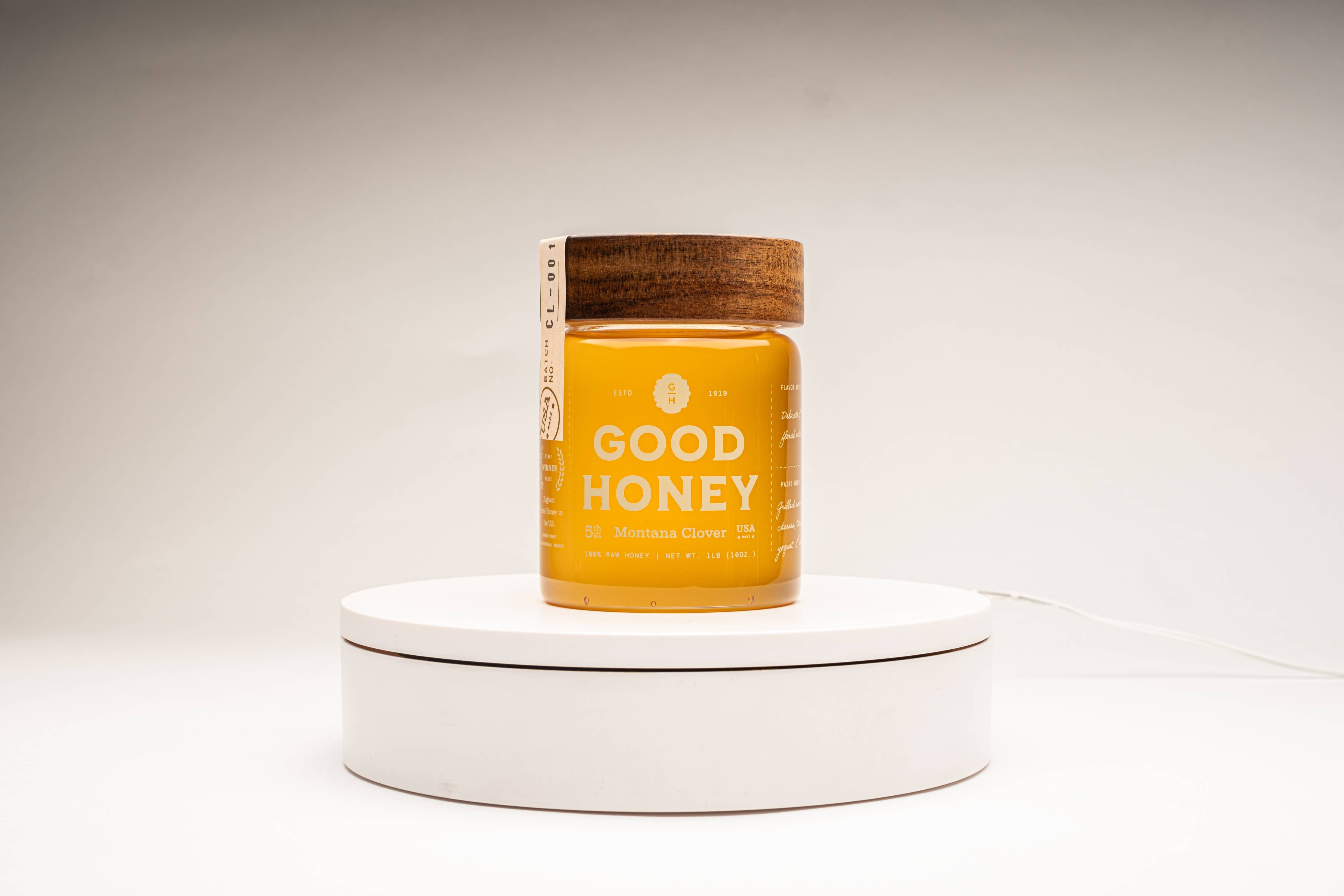 Good Honey Montana Clover Honey – 16oz