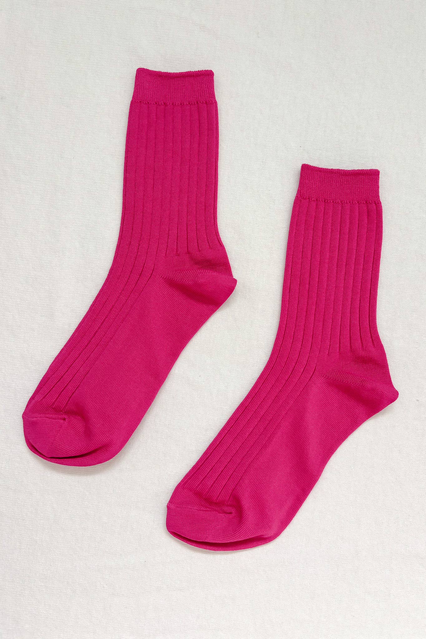Desert Rose Mercerized Cotton Ribbed Socks