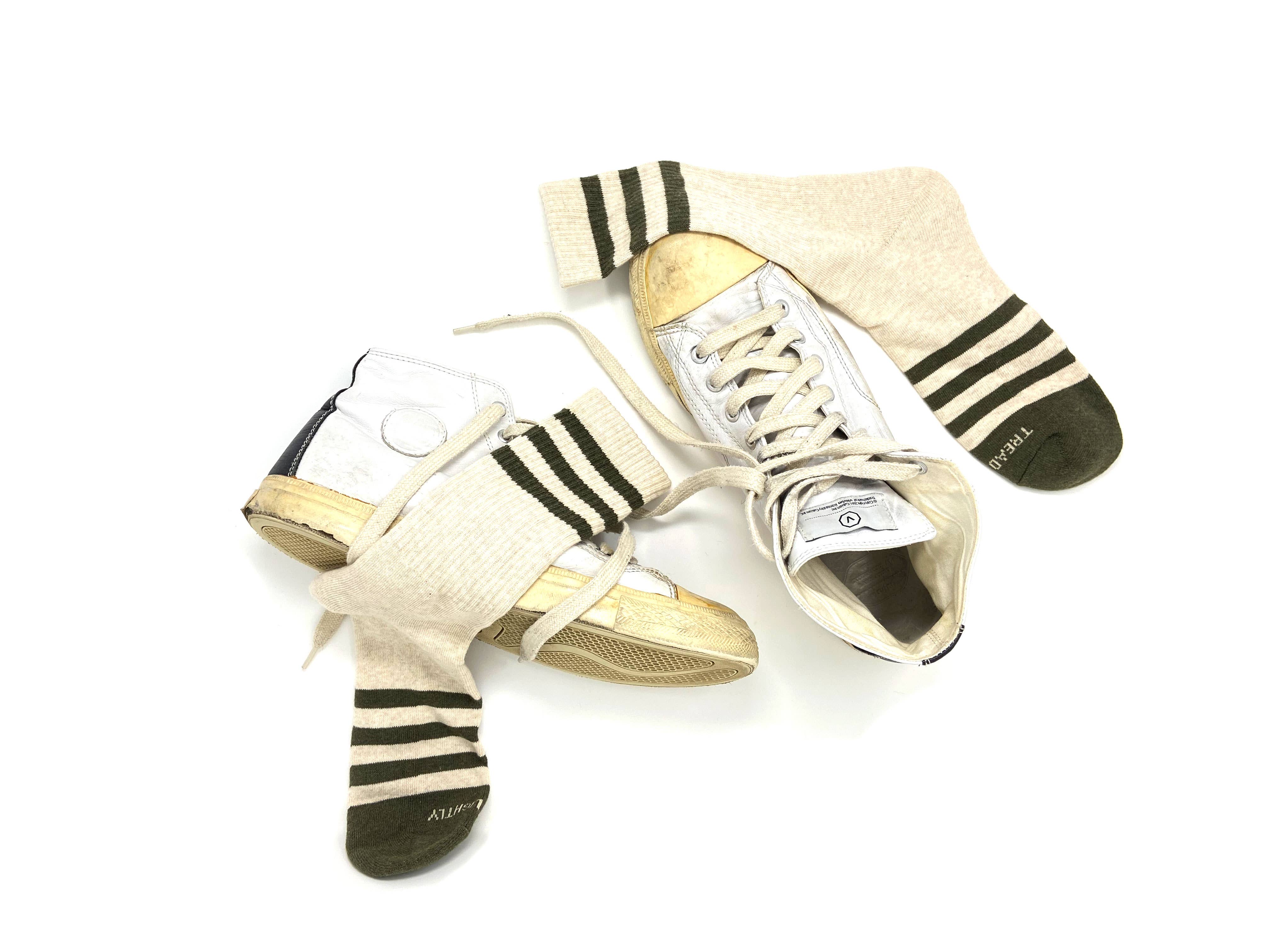 Heather Stripe Socks