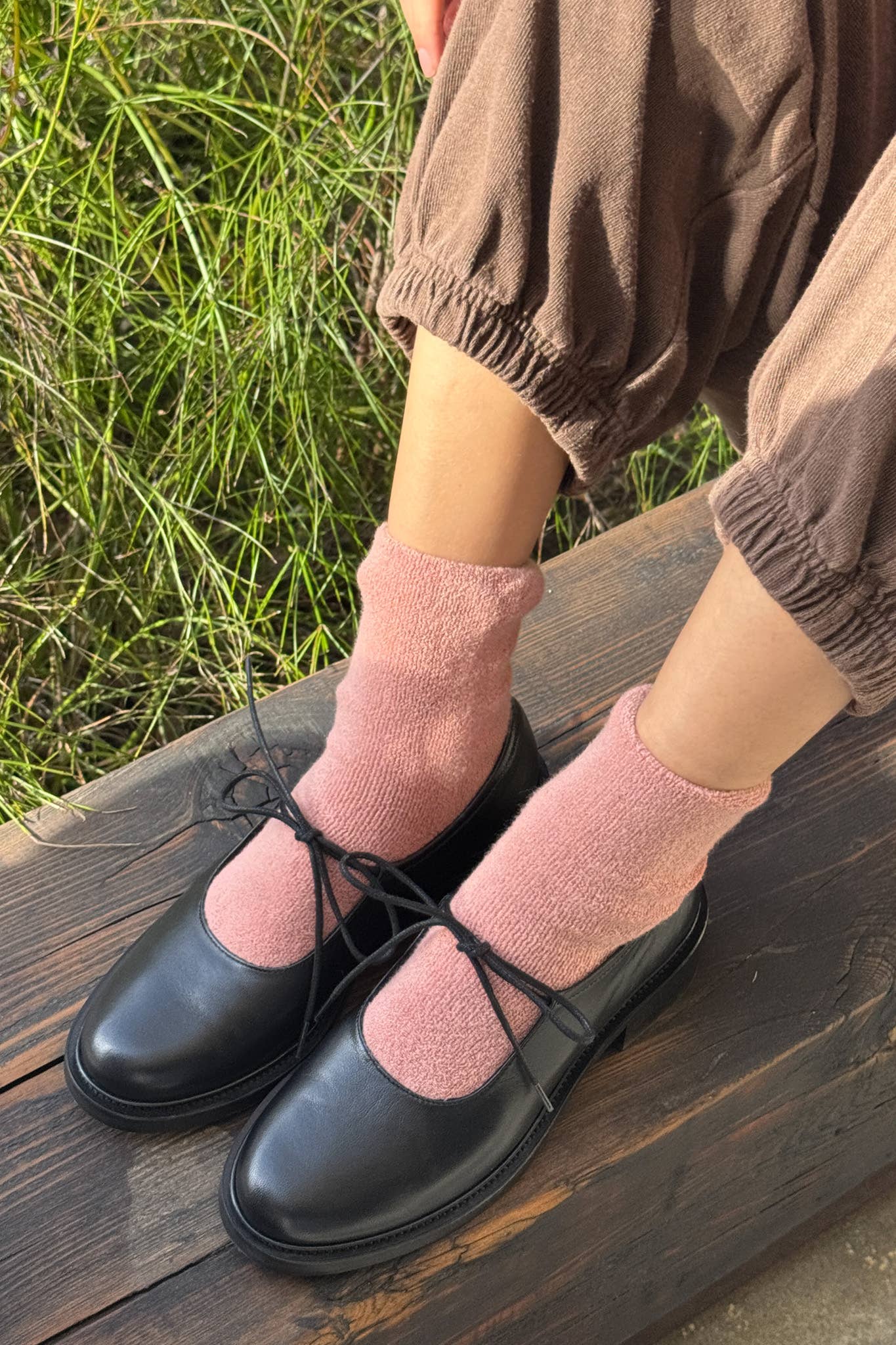 Cloud Socks in Heather Grey