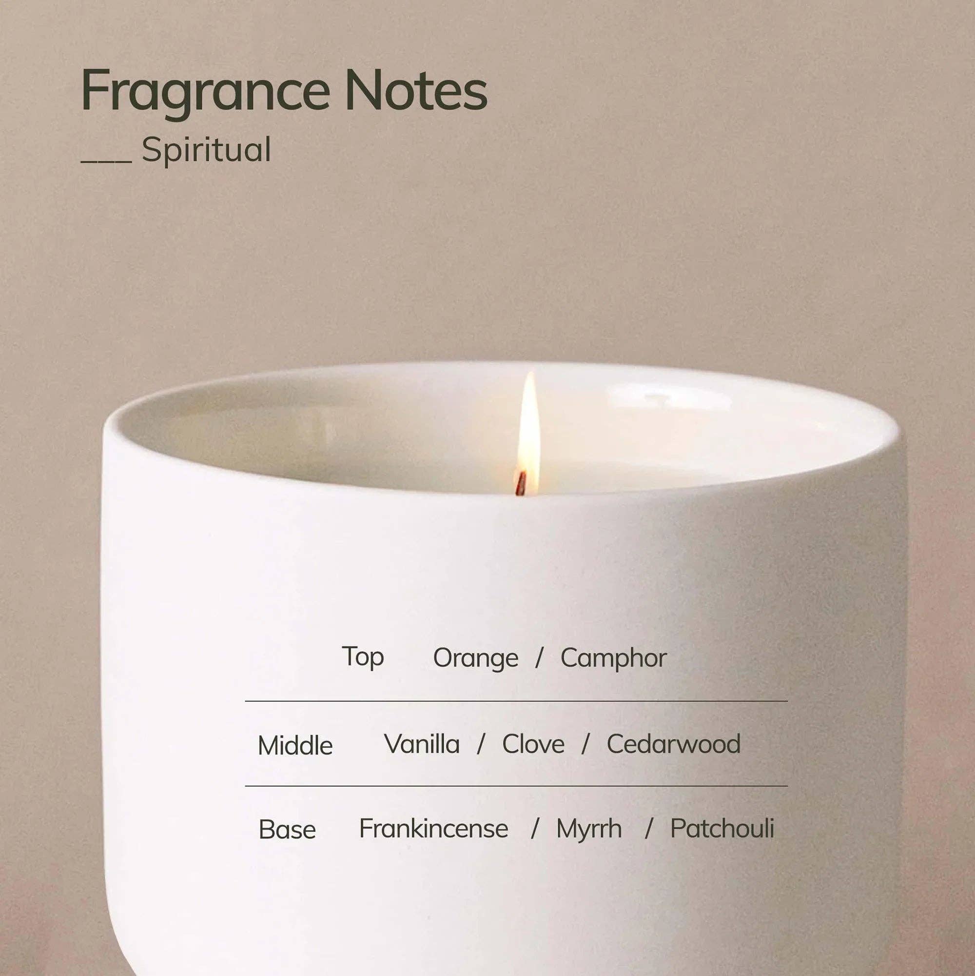 Spiritual Wellness Candle in Ceramic Jar