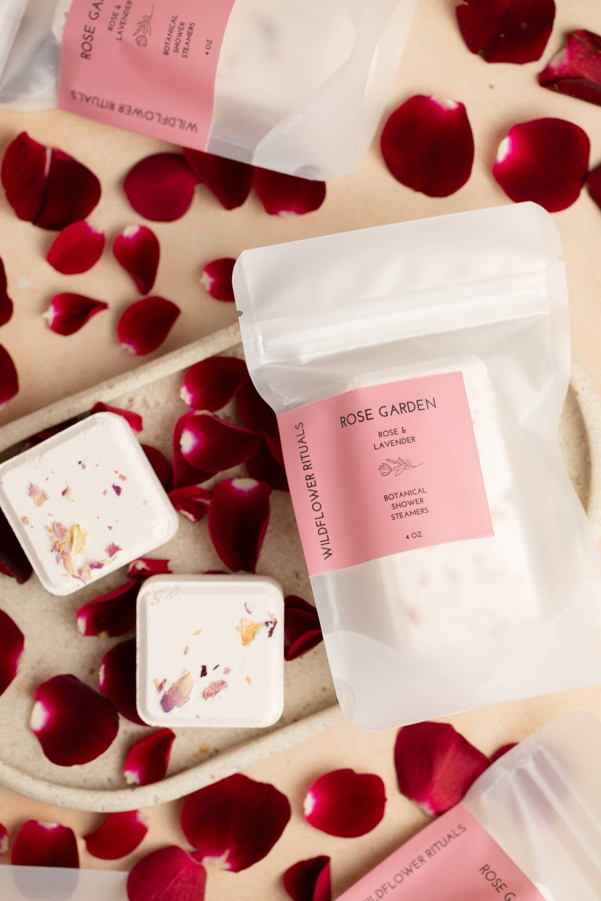 Rose Garden Botanical Shower Steamers – Rose & Lavender