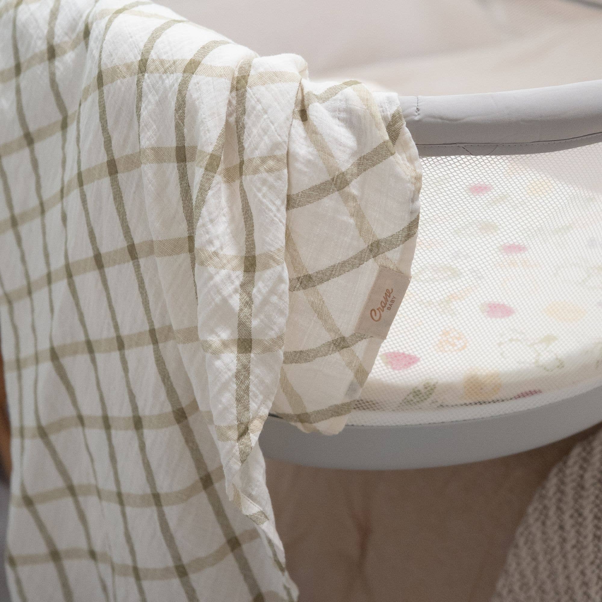 Clementine Cotton Muslin Swaddle Blanket Set of 3