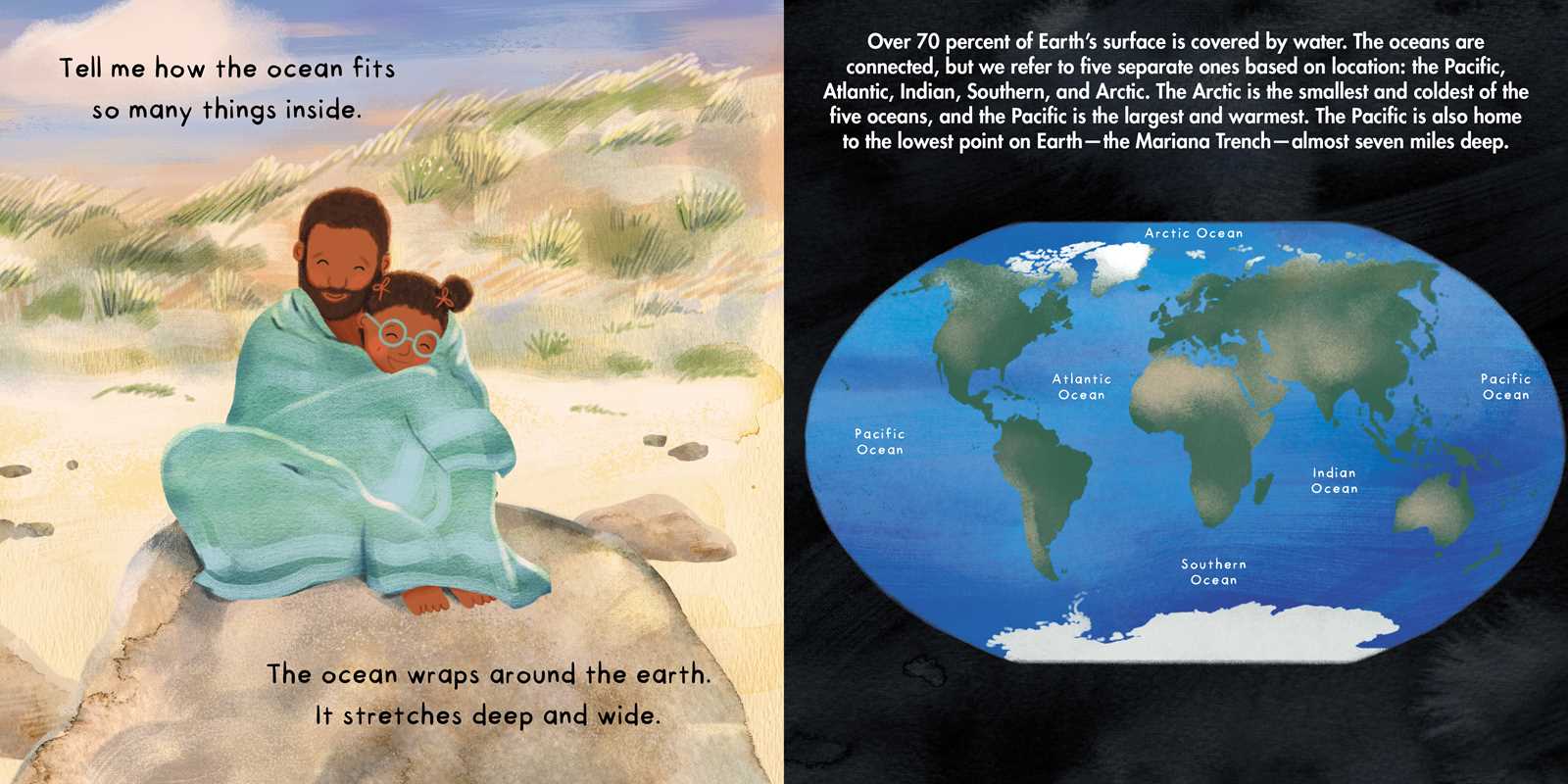 Tell Me About Oceans Board Book by Lisa Varchol Perron