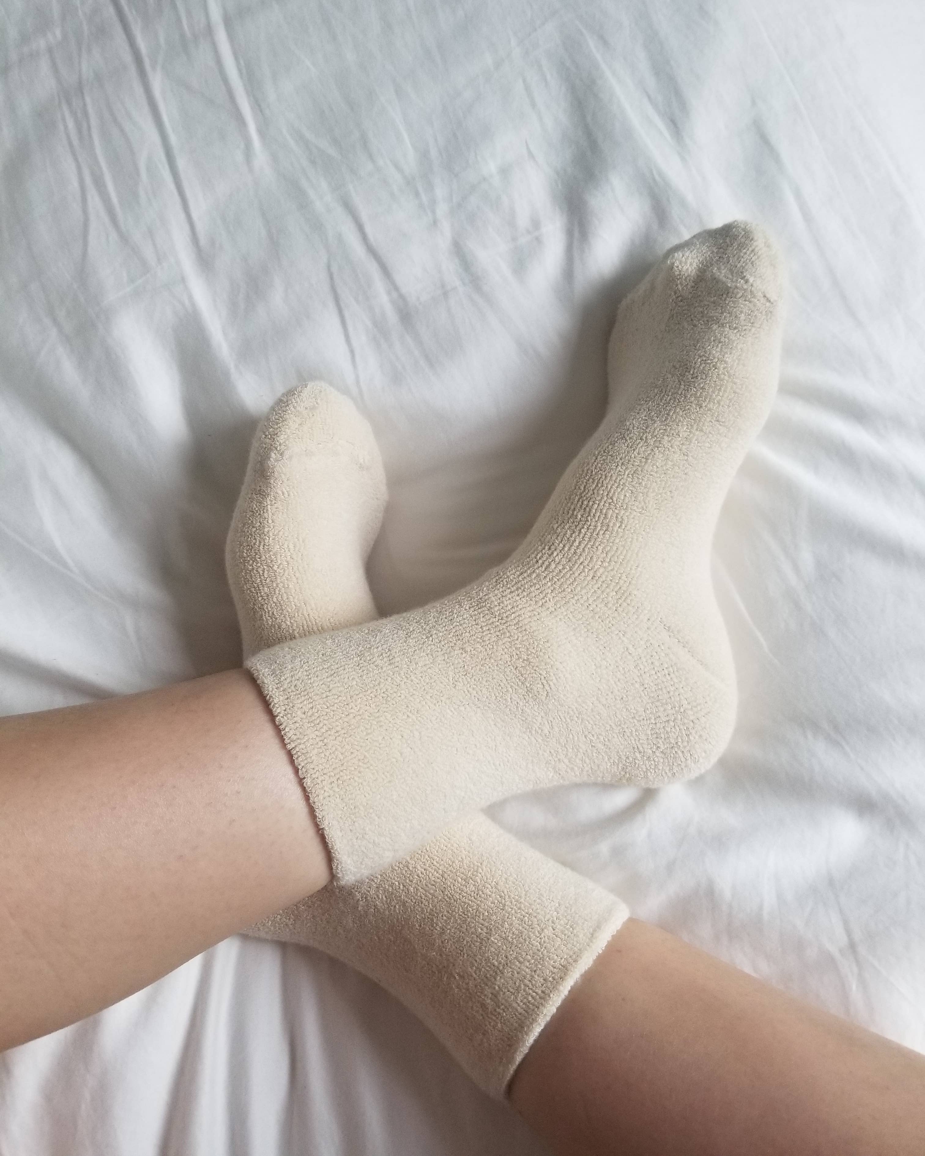 Cloud Socks in Heather Grey