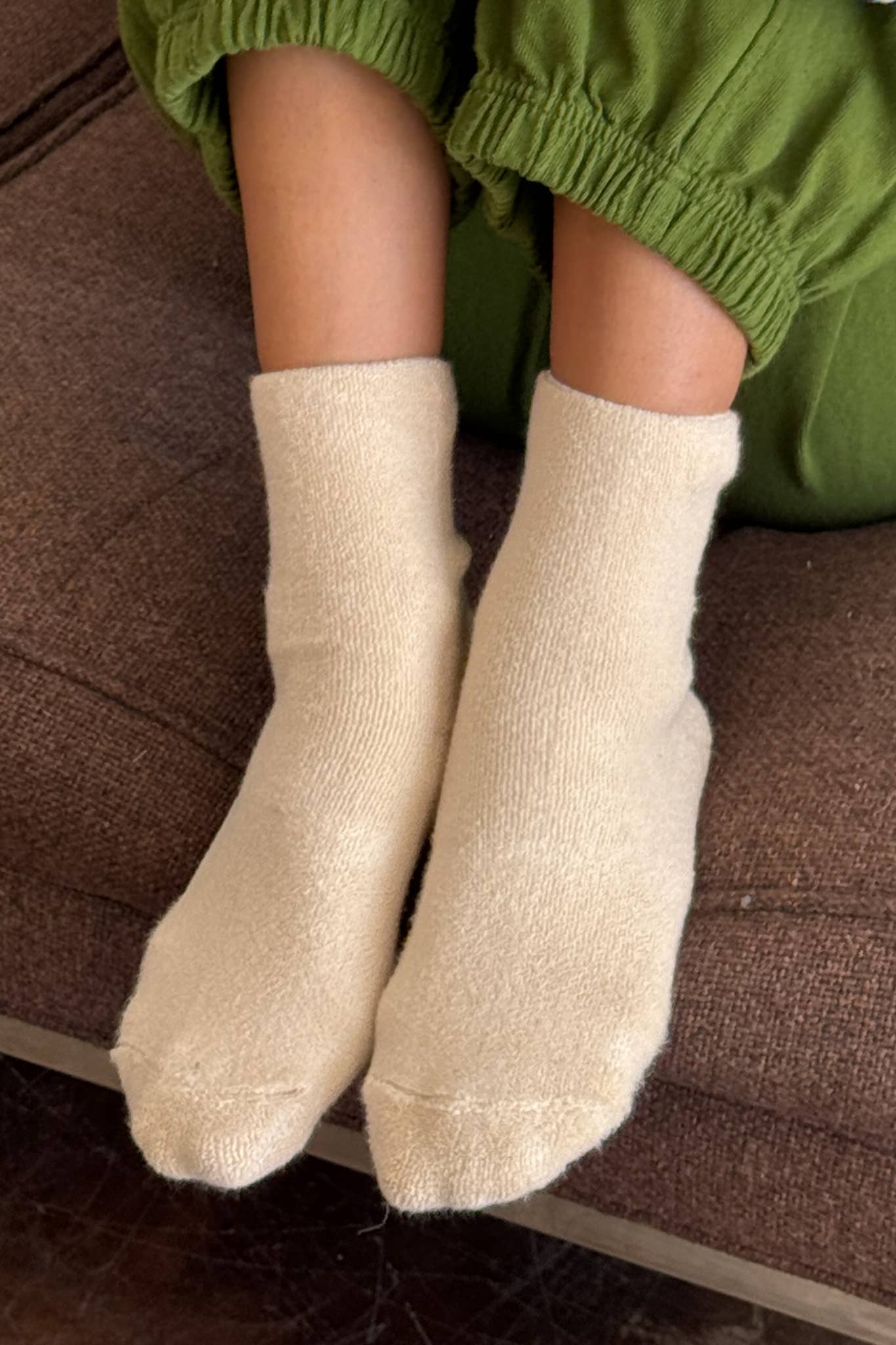 Cloud Socks: Sepia
