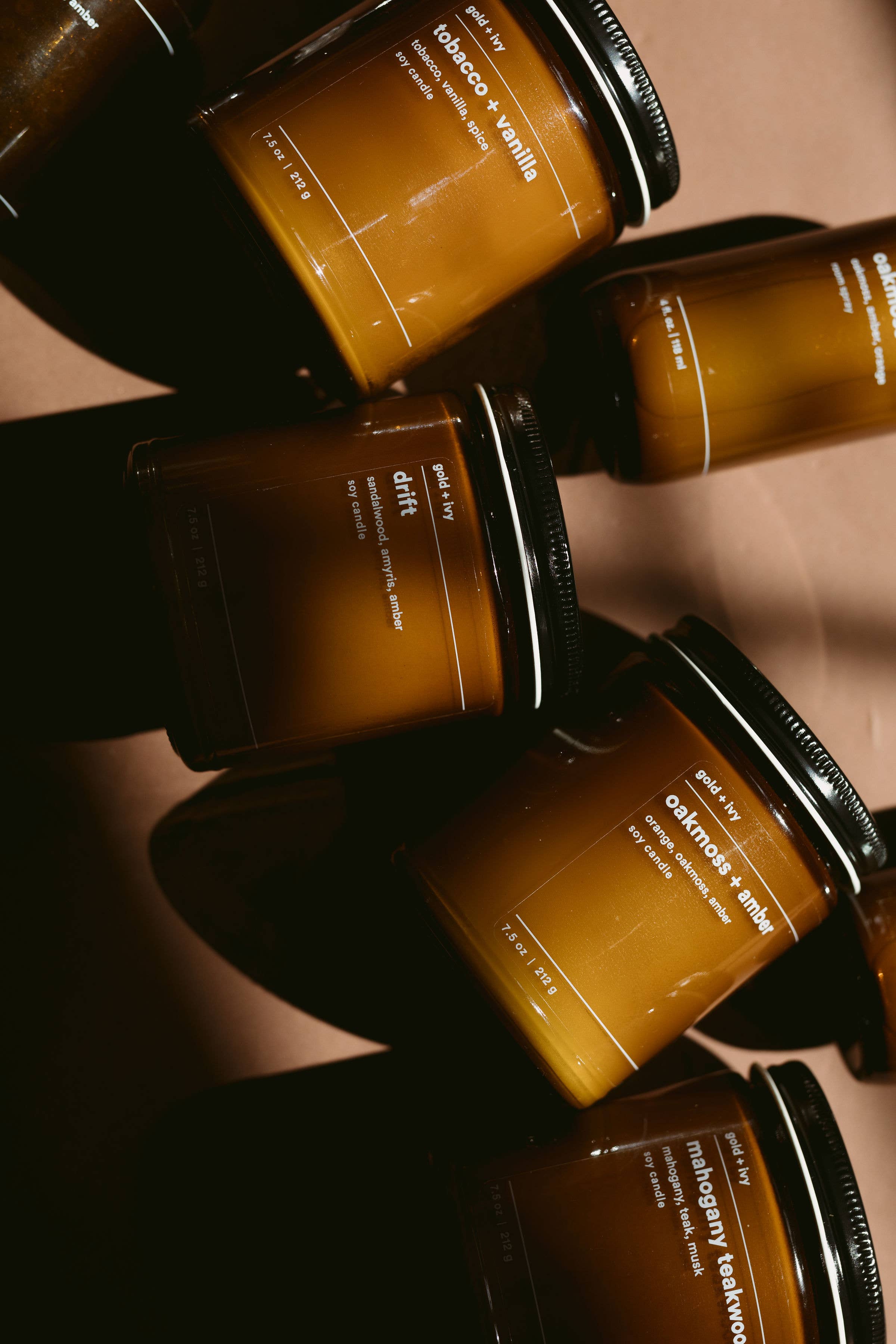 Oakmoss + Amber Soy Candle — 7.5 oz