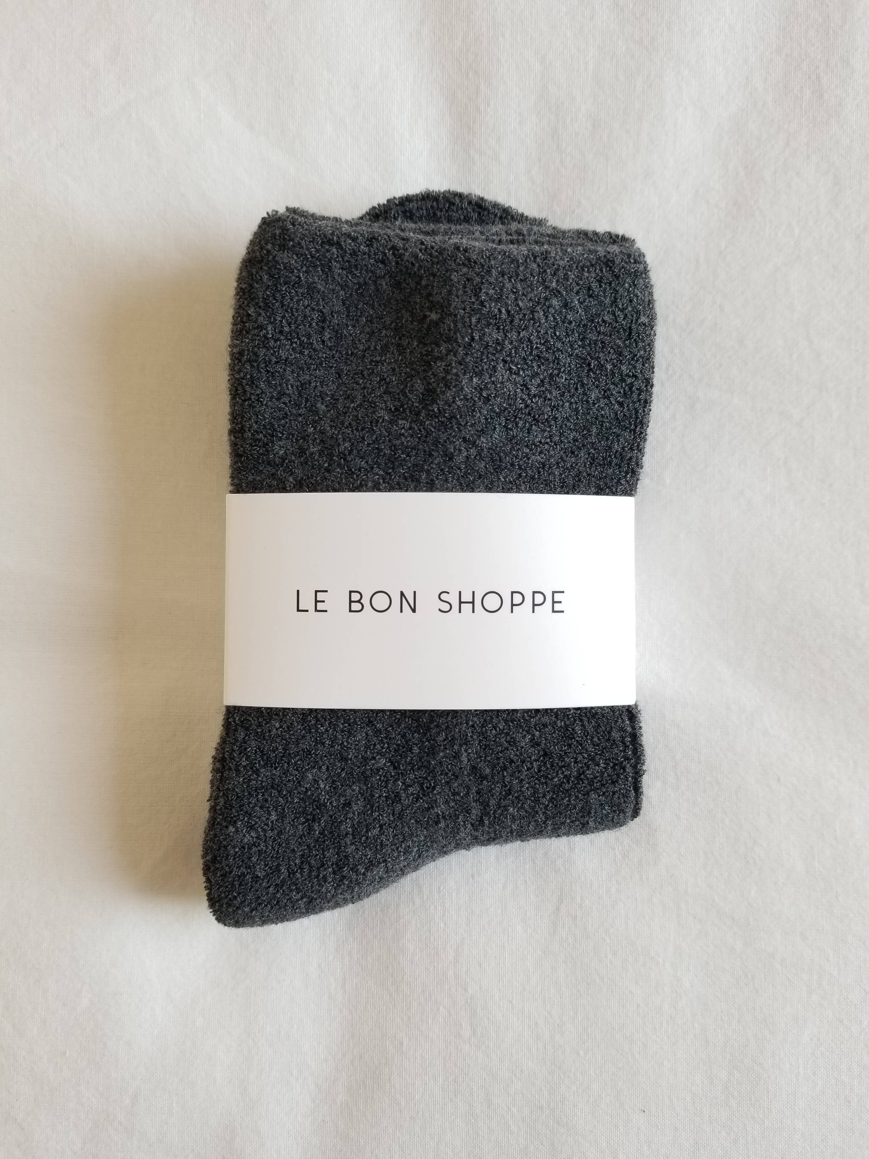 Cloud Socks in Heather Grey