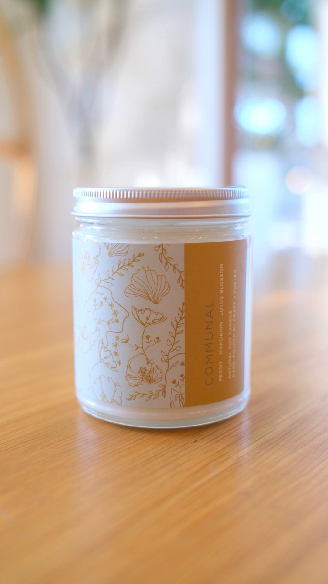 Spring Floral Candle