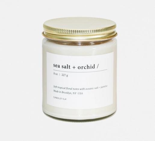 HVG: Sea Salt + Orchid - 8 oz Soy Candle