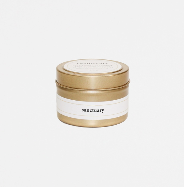 CF: Sanctuary - 4 oz Gold Travel Candle