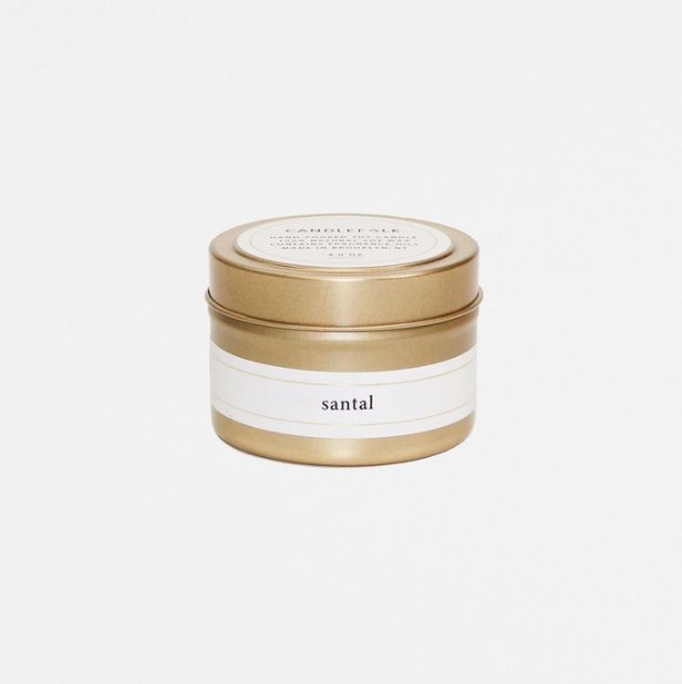 CF: Santal - 4 oz Gold Travel Candle