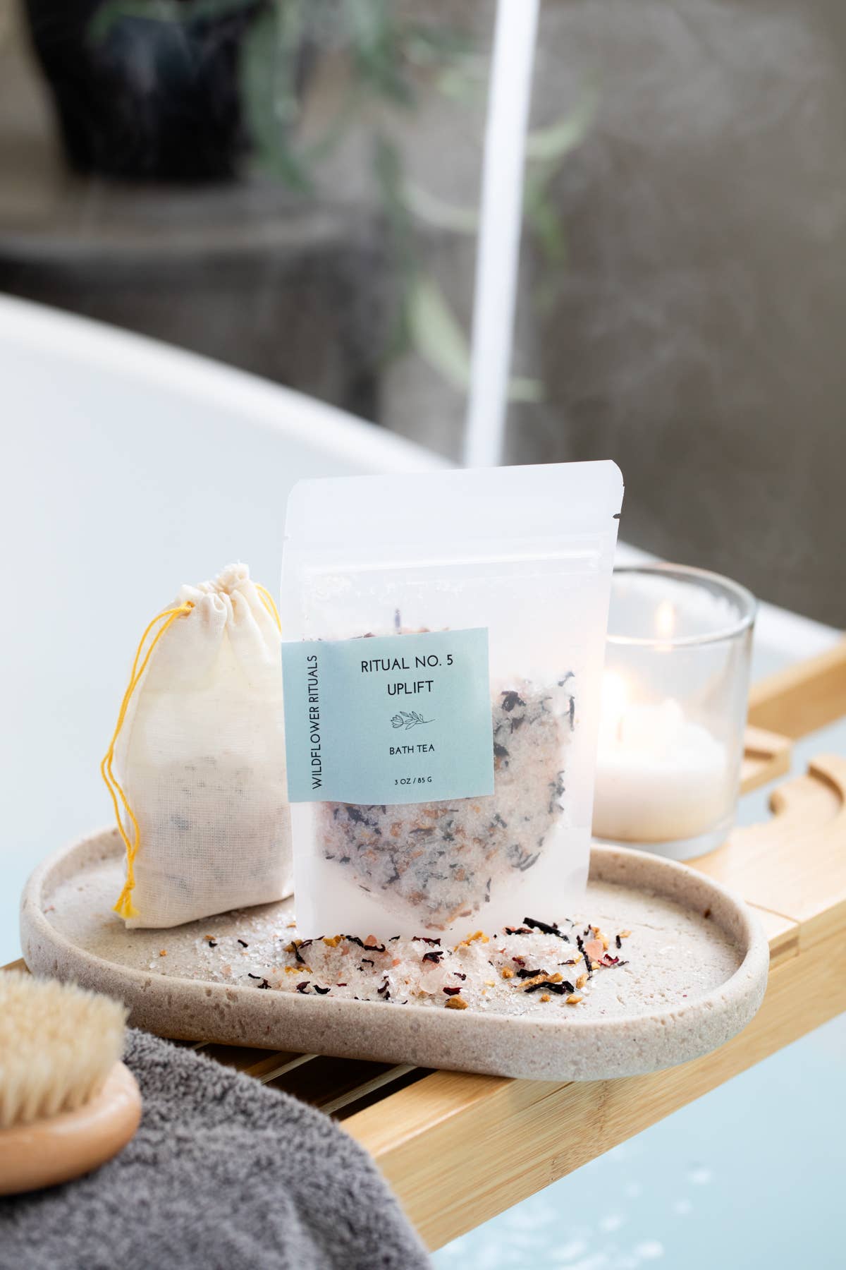 Ritual No. 5 Uplift Botanical Bath Tea – Sweet Orange & Lemon