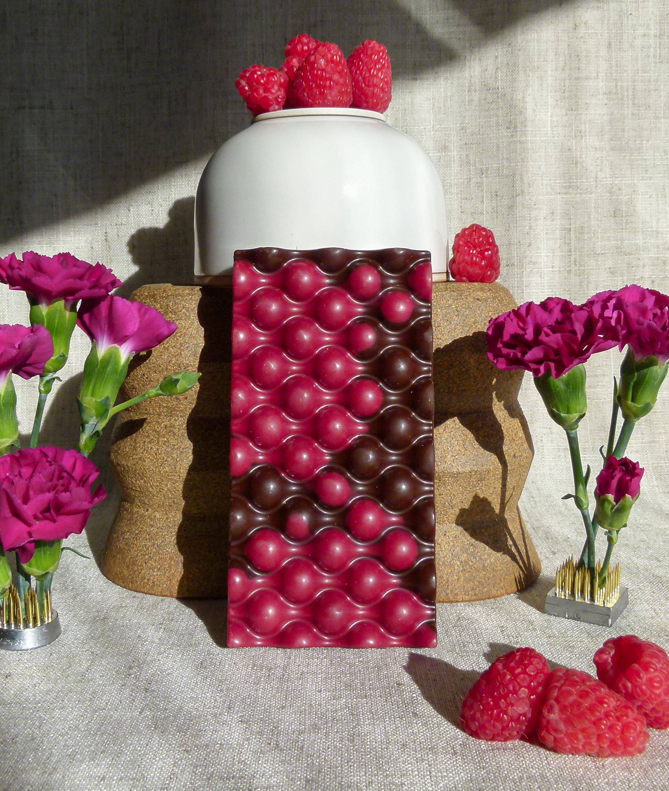 Raspberry Dark Chocolate Bar (Vegan)