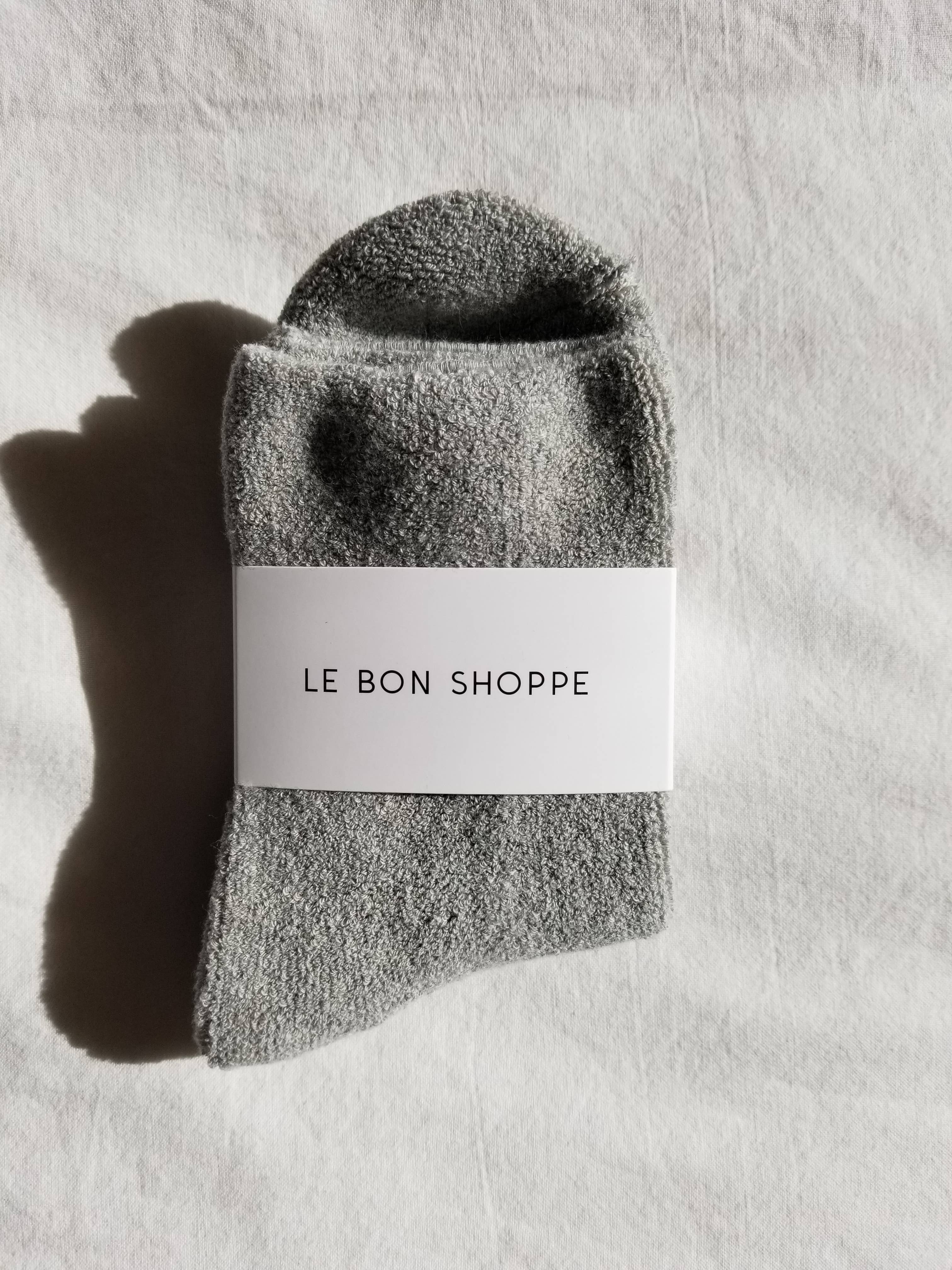 Cloud Socks in Heather Grey