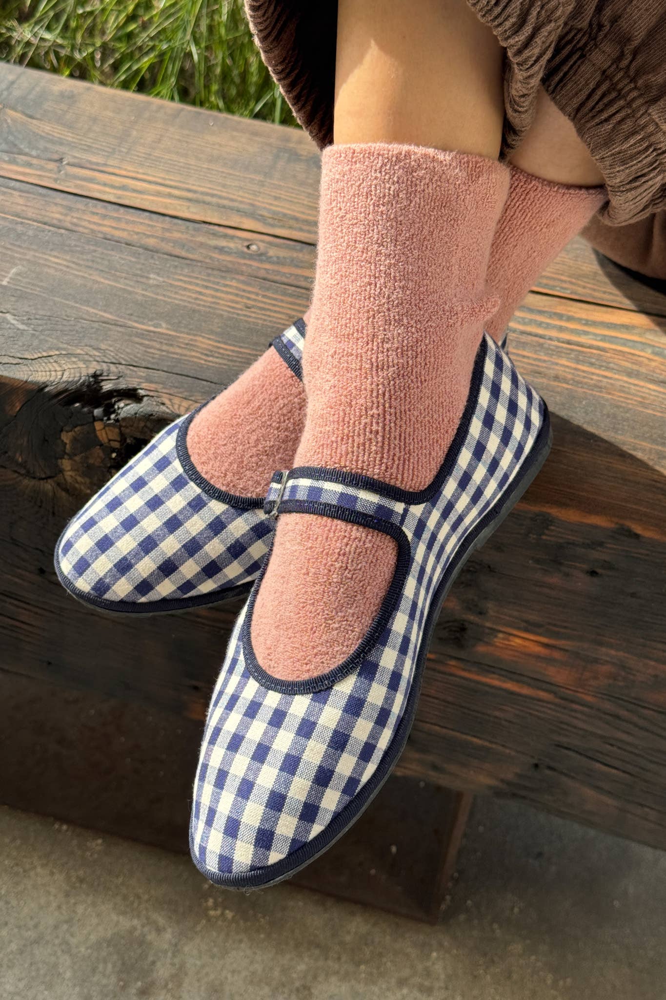 Cloud Socks in Heather Grey