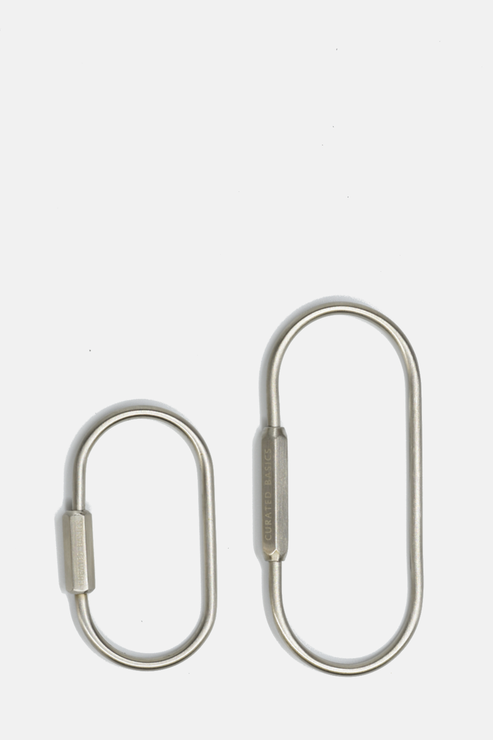 O-Shape Keyring in Steel – Large
